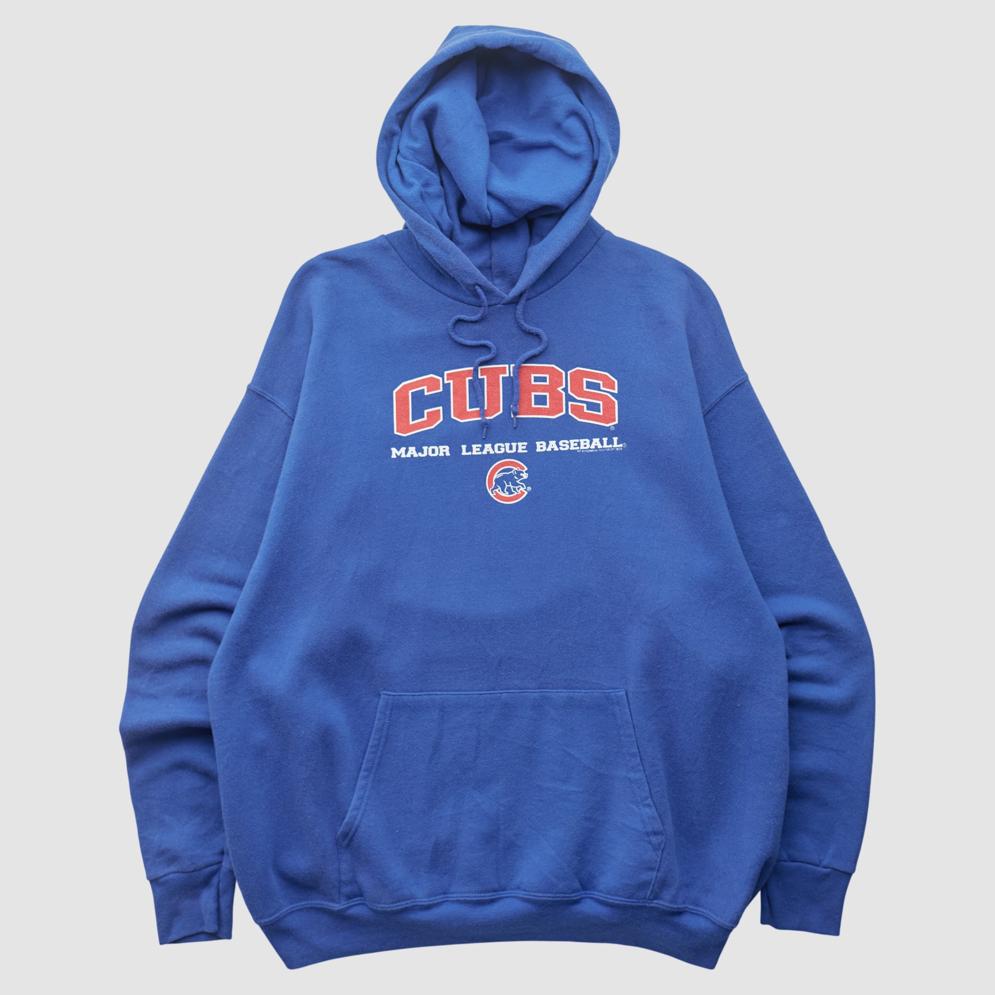 Chicago Cubs Genuine Merchandise 2000s Hooded Pullover Sweatshirt - Blue - XL