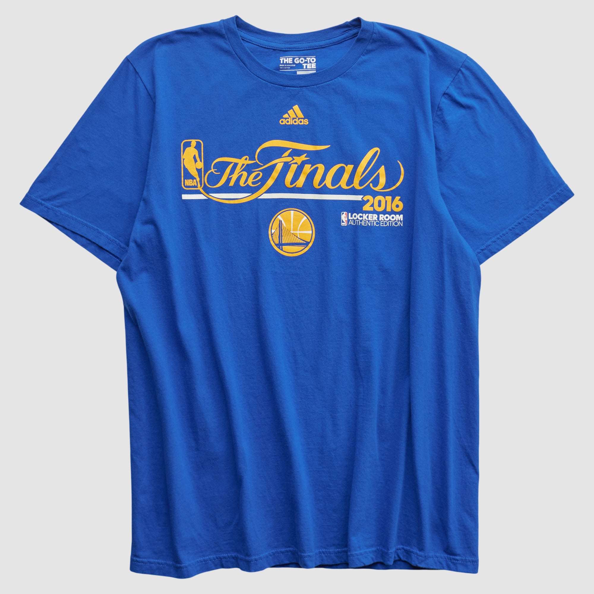 Golden State Warriors Adidas 2016 T-shirt - Blue - S
