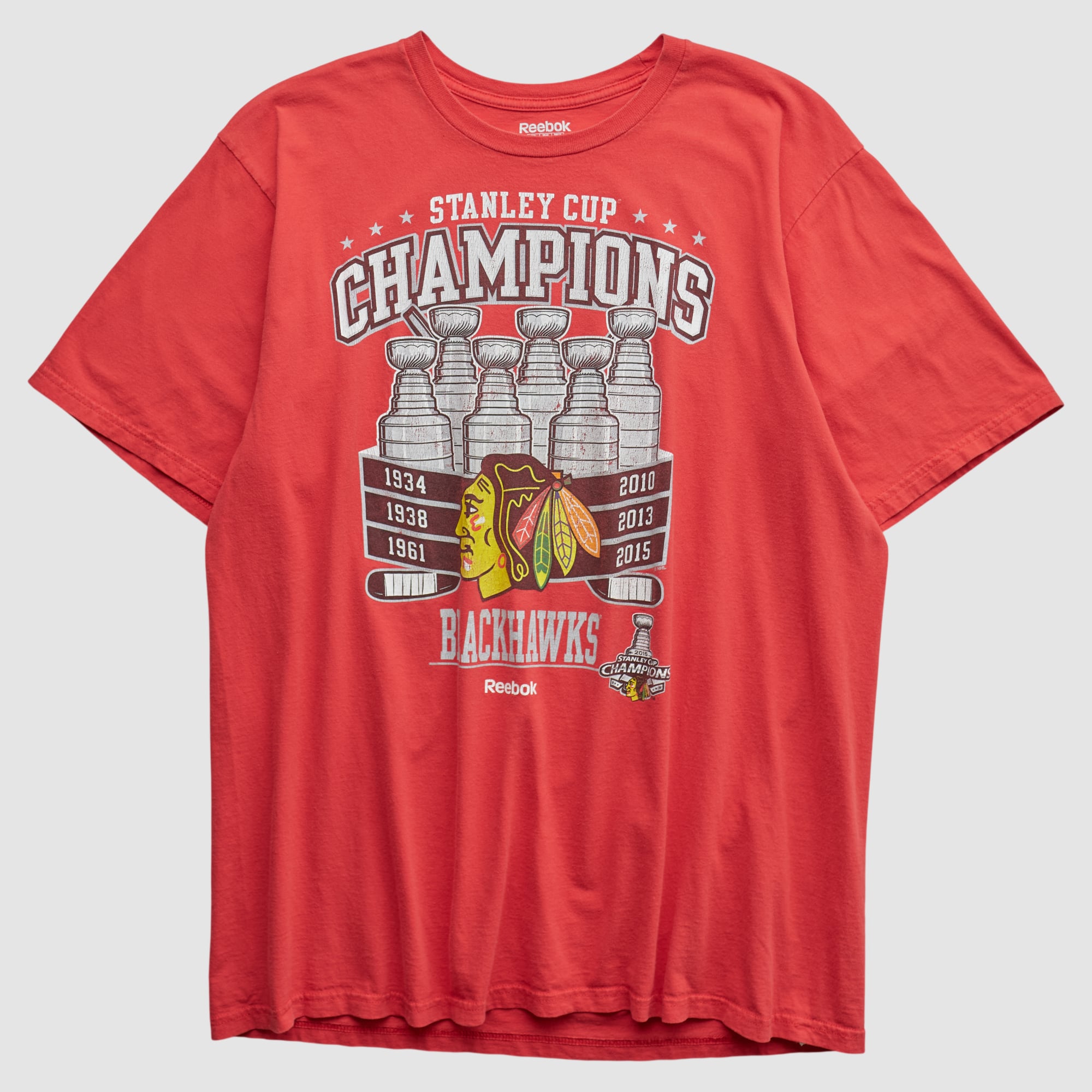 Chicago Blackhawks Reebok 2015 T-shirt - Red - M