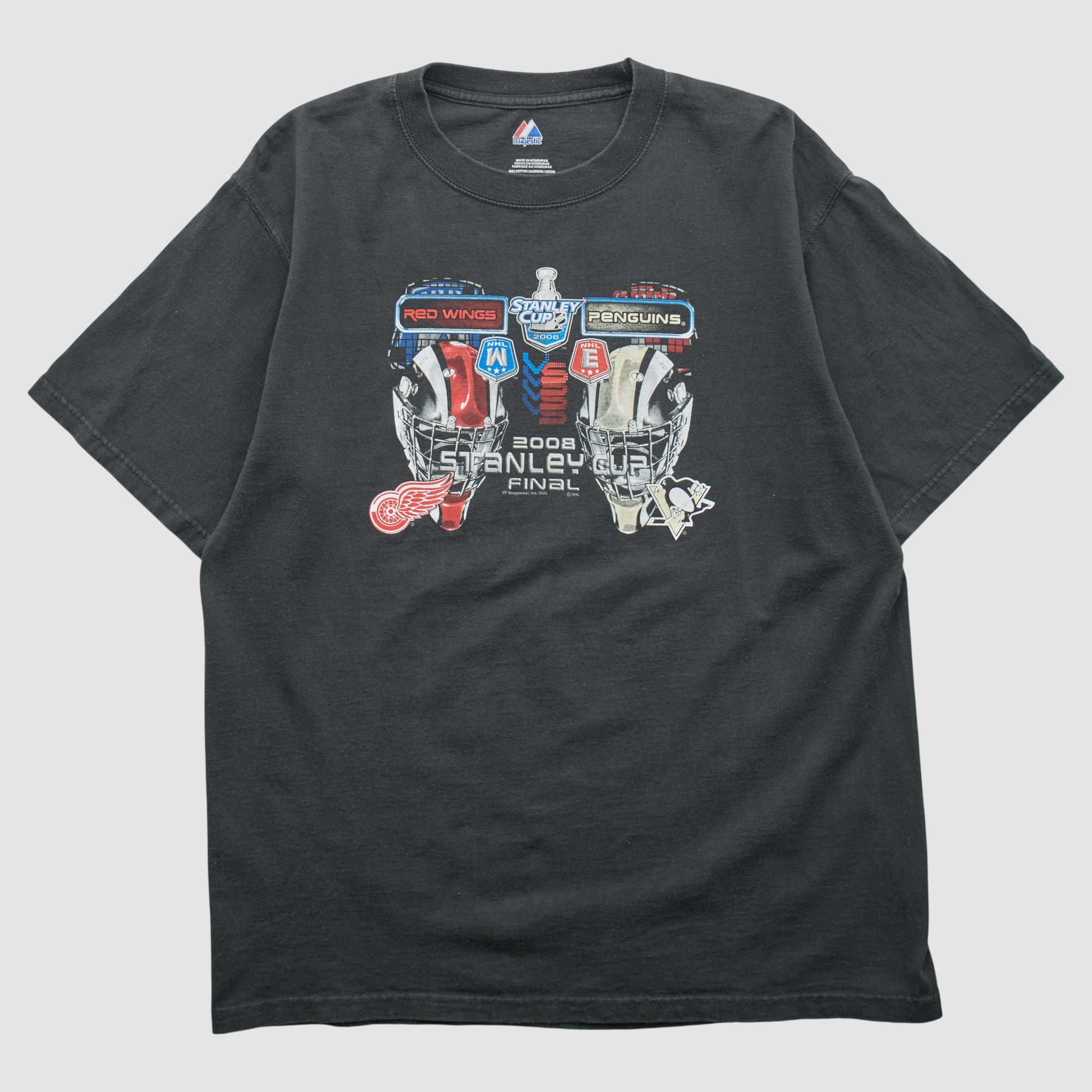 Detroit Red Wings Majestic 2008 T-shirt - Black - M