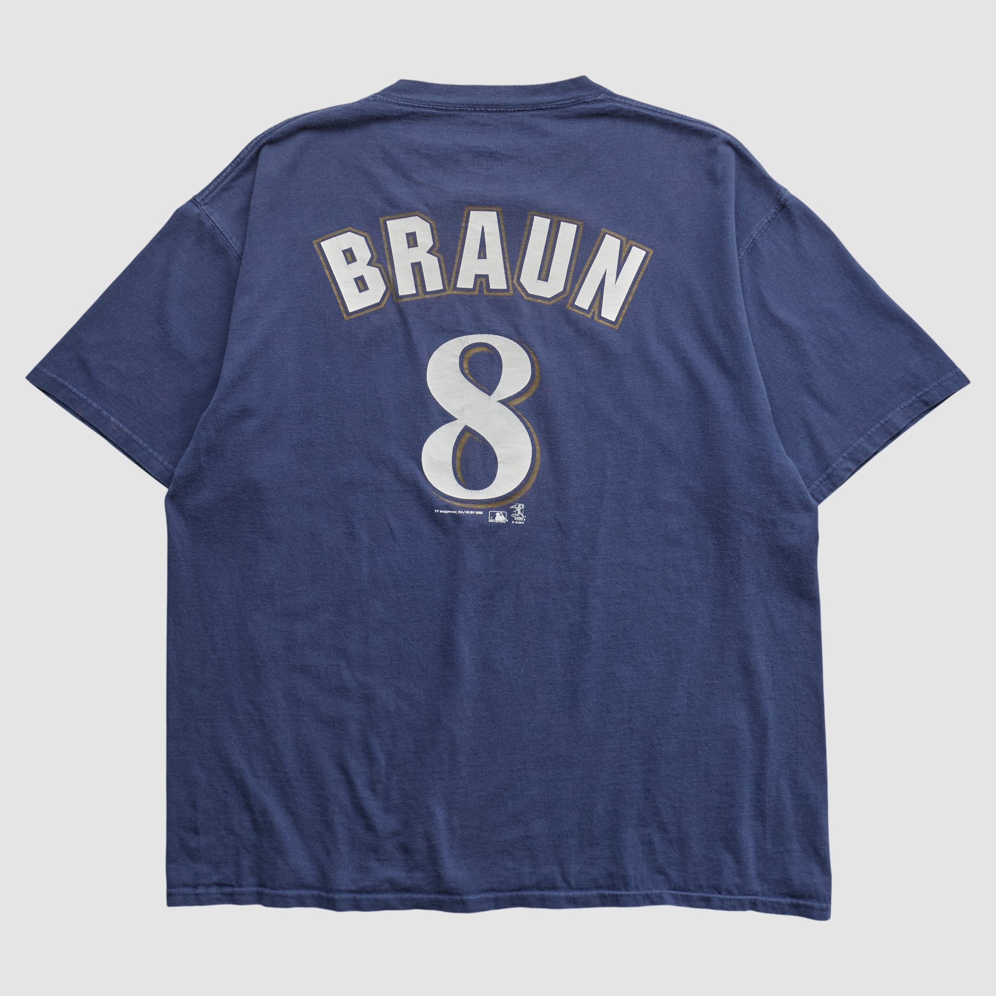Milwaukee Brewers Genuine Merchandise 2008 T-shirt - Navy - 2XL
