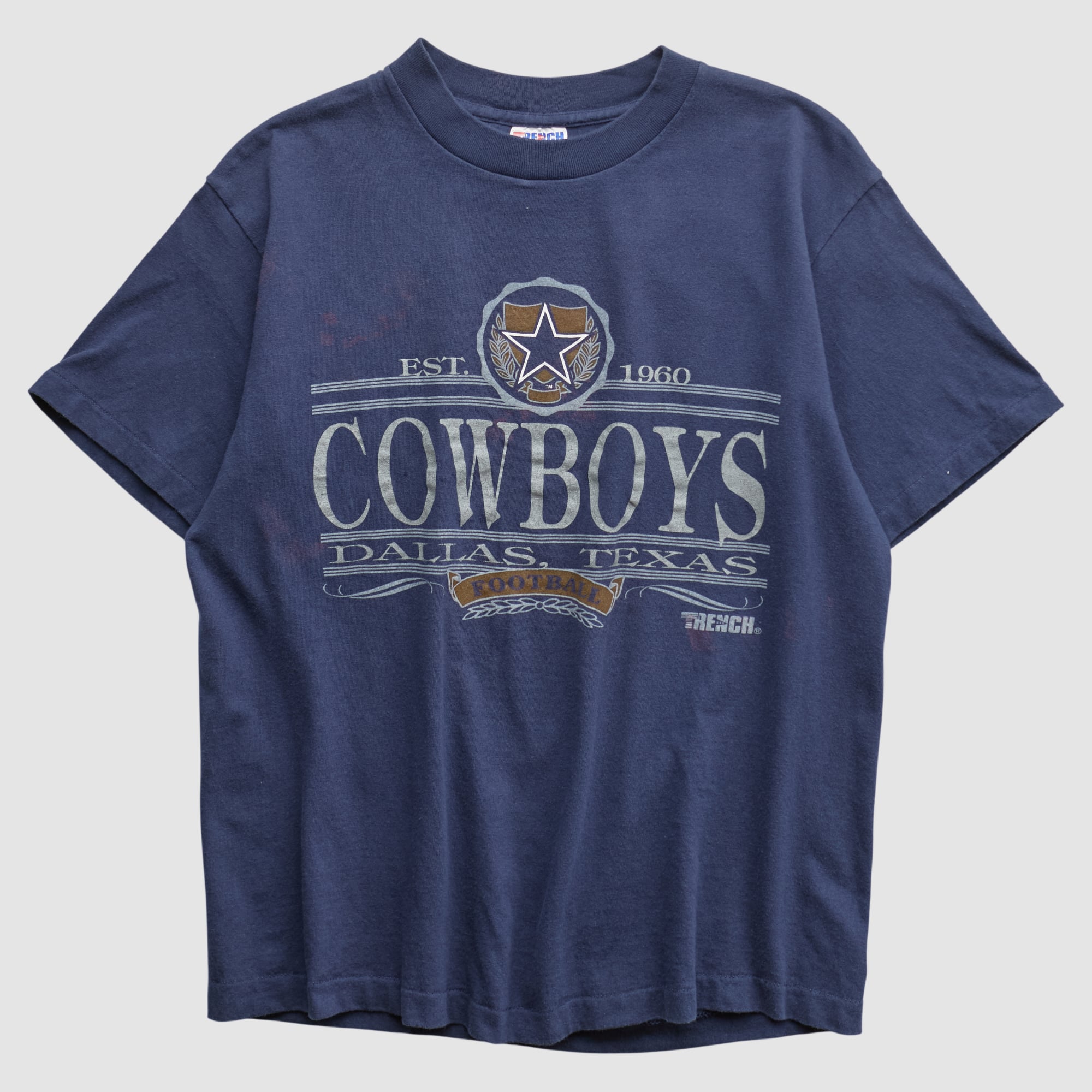 Dallas Cowboys Trench Ultra 90s T-shirt - Navy - S