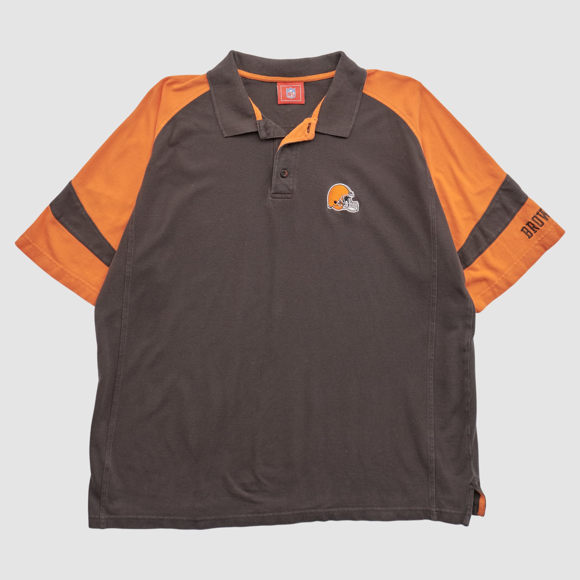 Cleveland Browns NFL 2000s Polo - Brown - 2XL