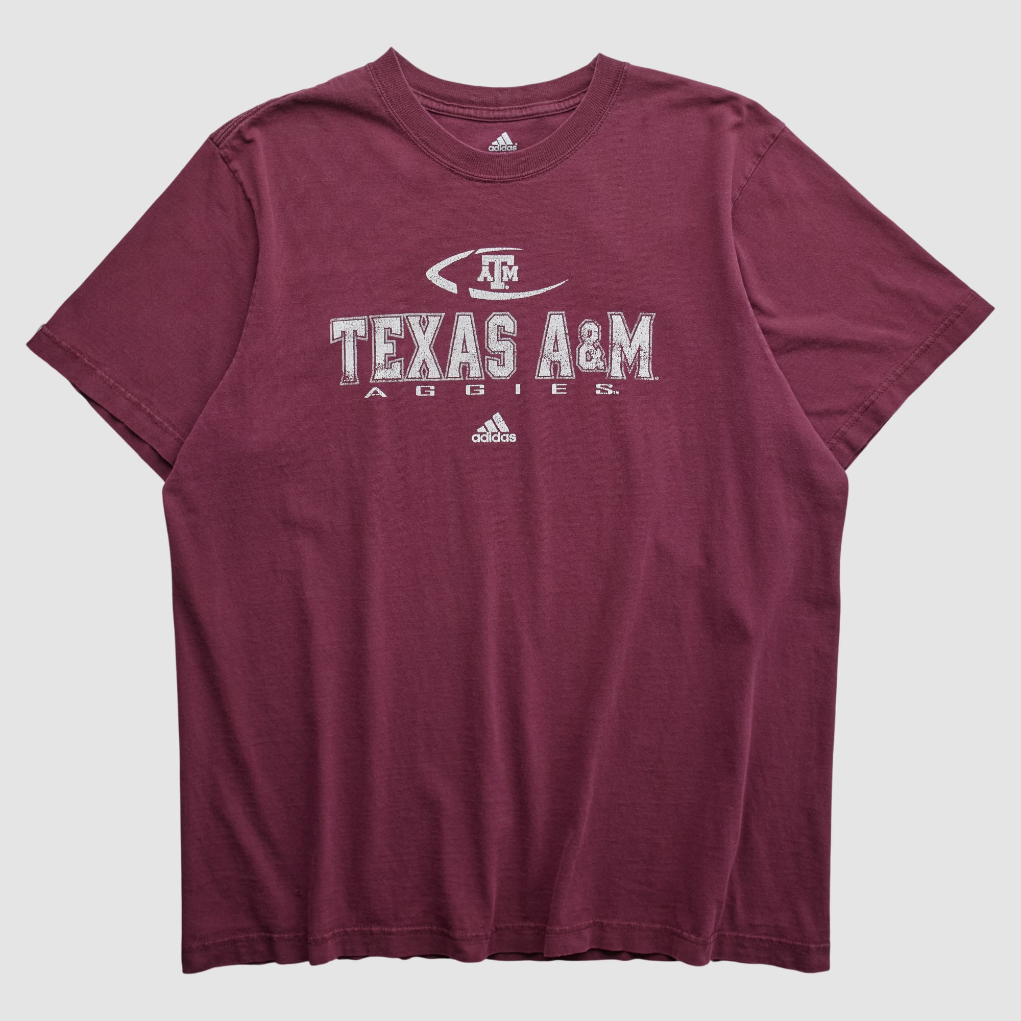 Texas A&M Aggies Adidas 2010s T-shirt - Maroon - M
