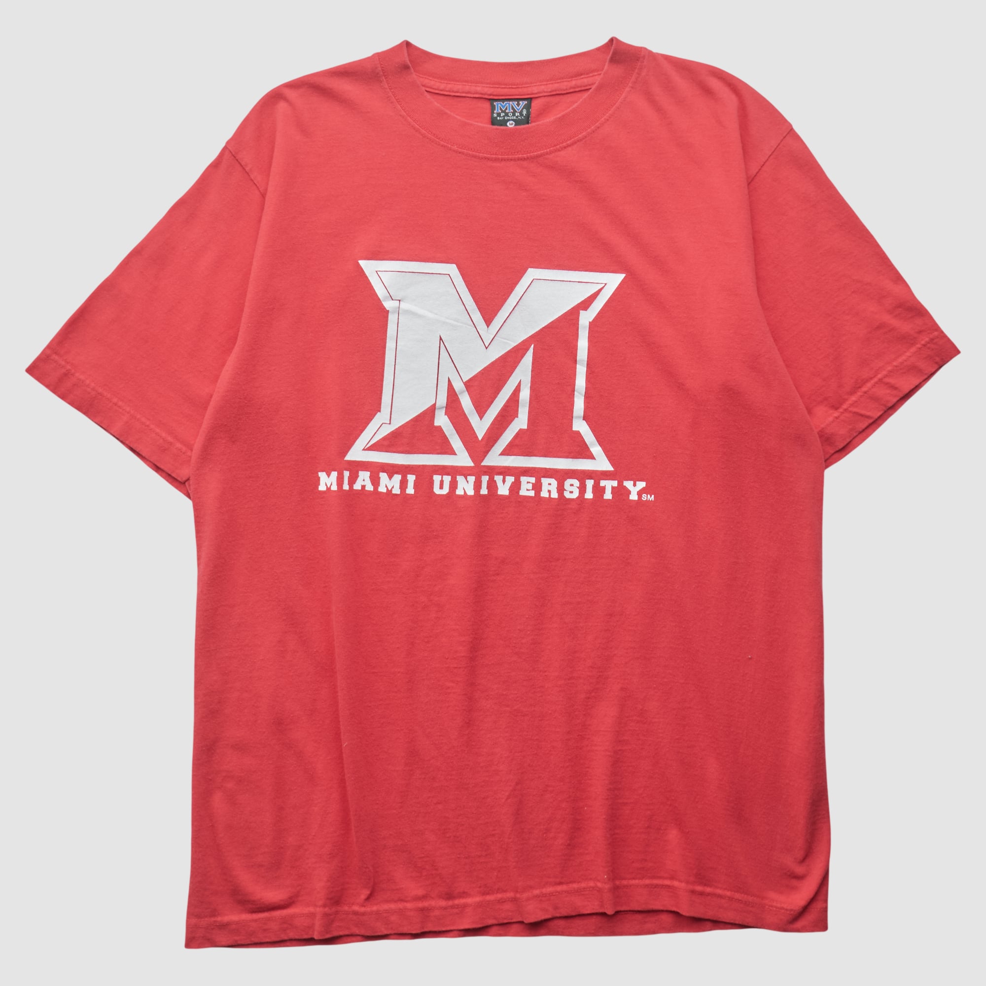 Miami University RedHawks MV Sport 2000s T-shirt - Red - S