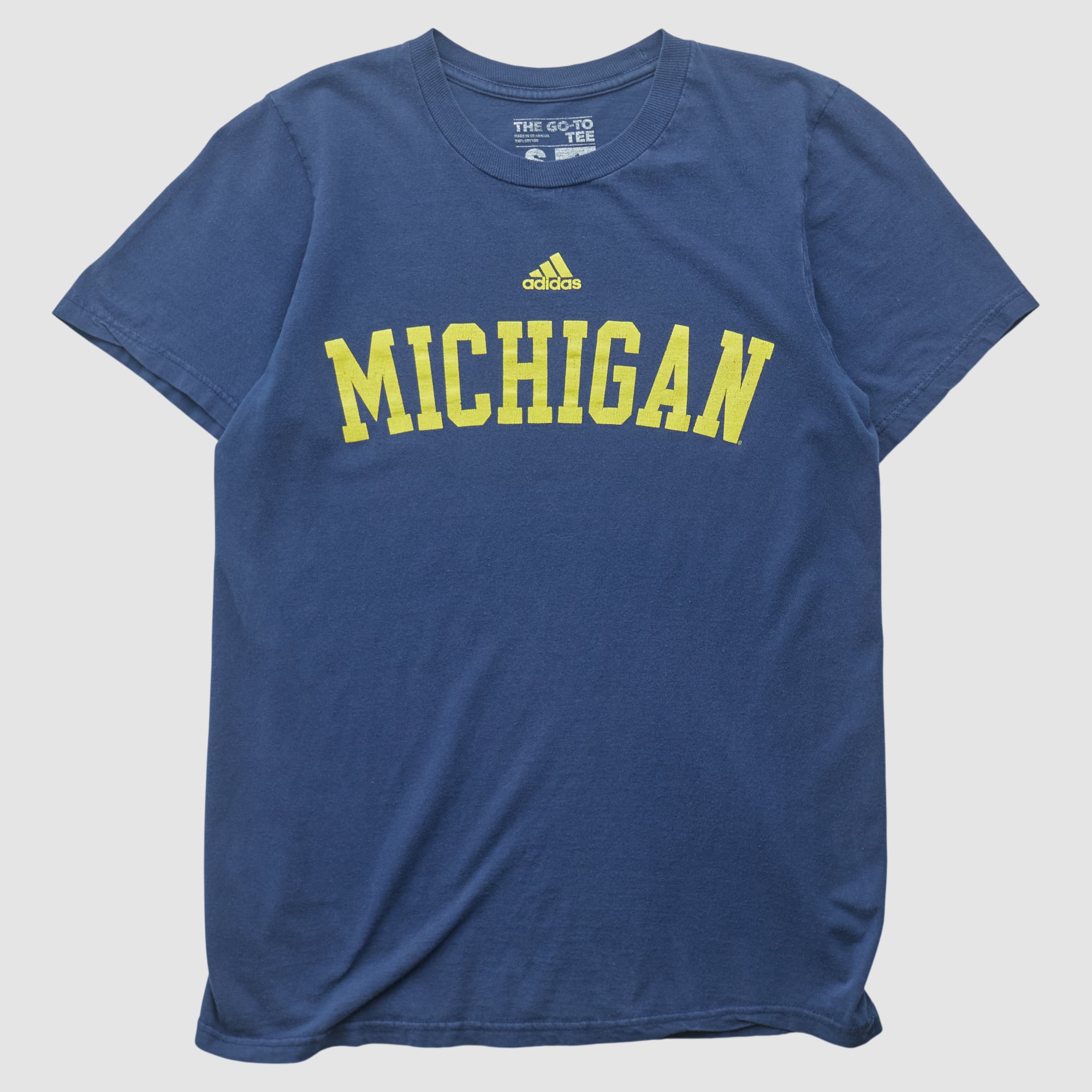 Michigan Wolverines Adidas 2010s T-shirt - Navy - XS