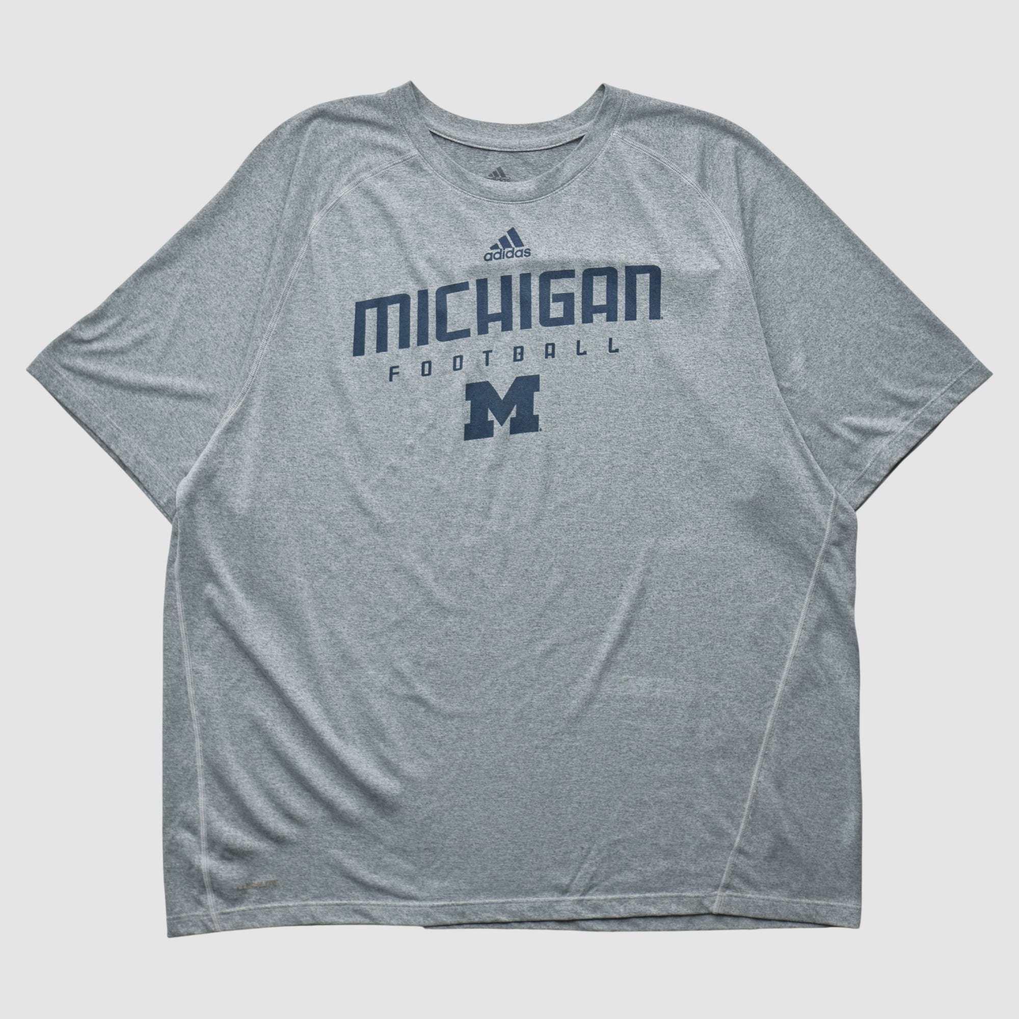 Michigan Wolverines Adidas 2010s T-shirt - Gray - 2XL