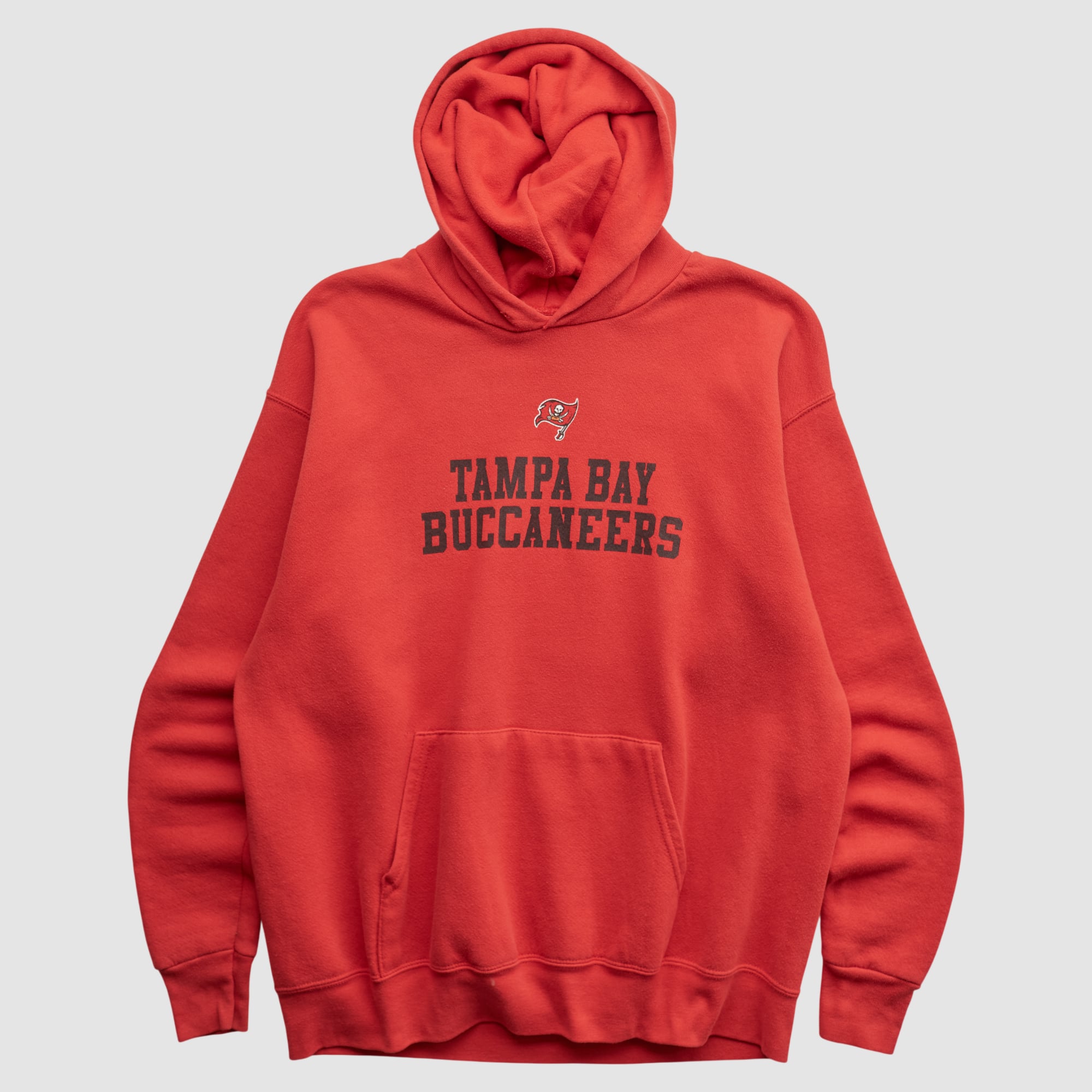Tampa Bay Buccaneers NFL 2000s Hooded Pullover Sweatshirt - Red - L