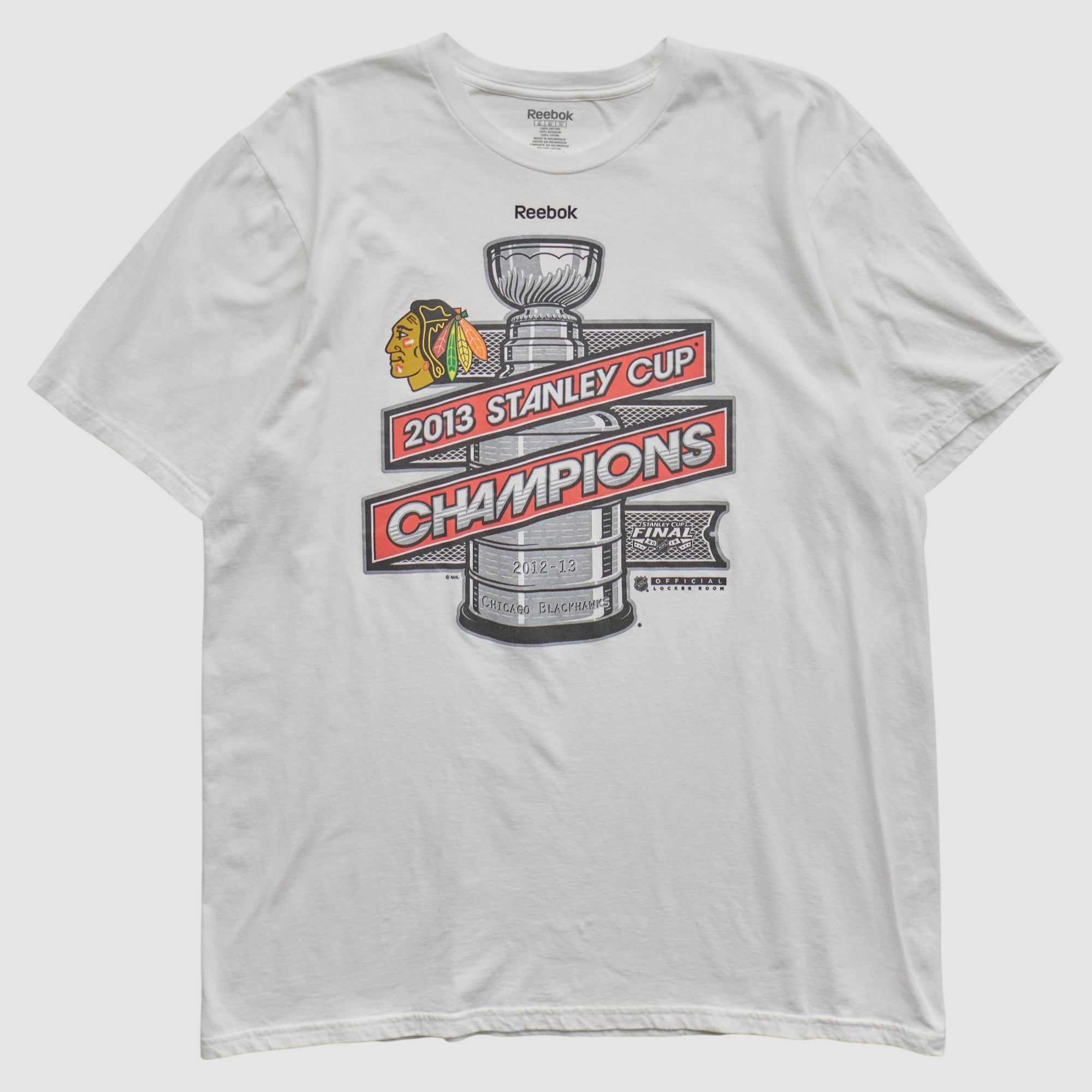 Chicago Blackhawks Reebok 2013 T-shirt - White - XL
