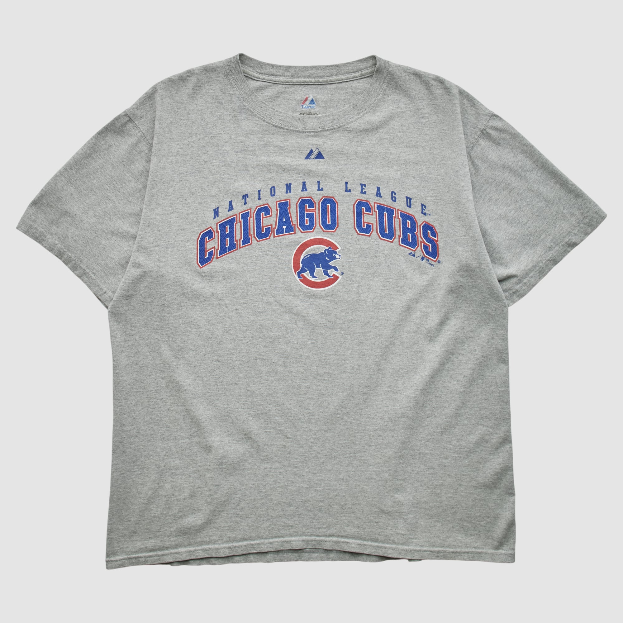 Chicago Cubs Majestic 2009 T-shirt - Heather Gray - L