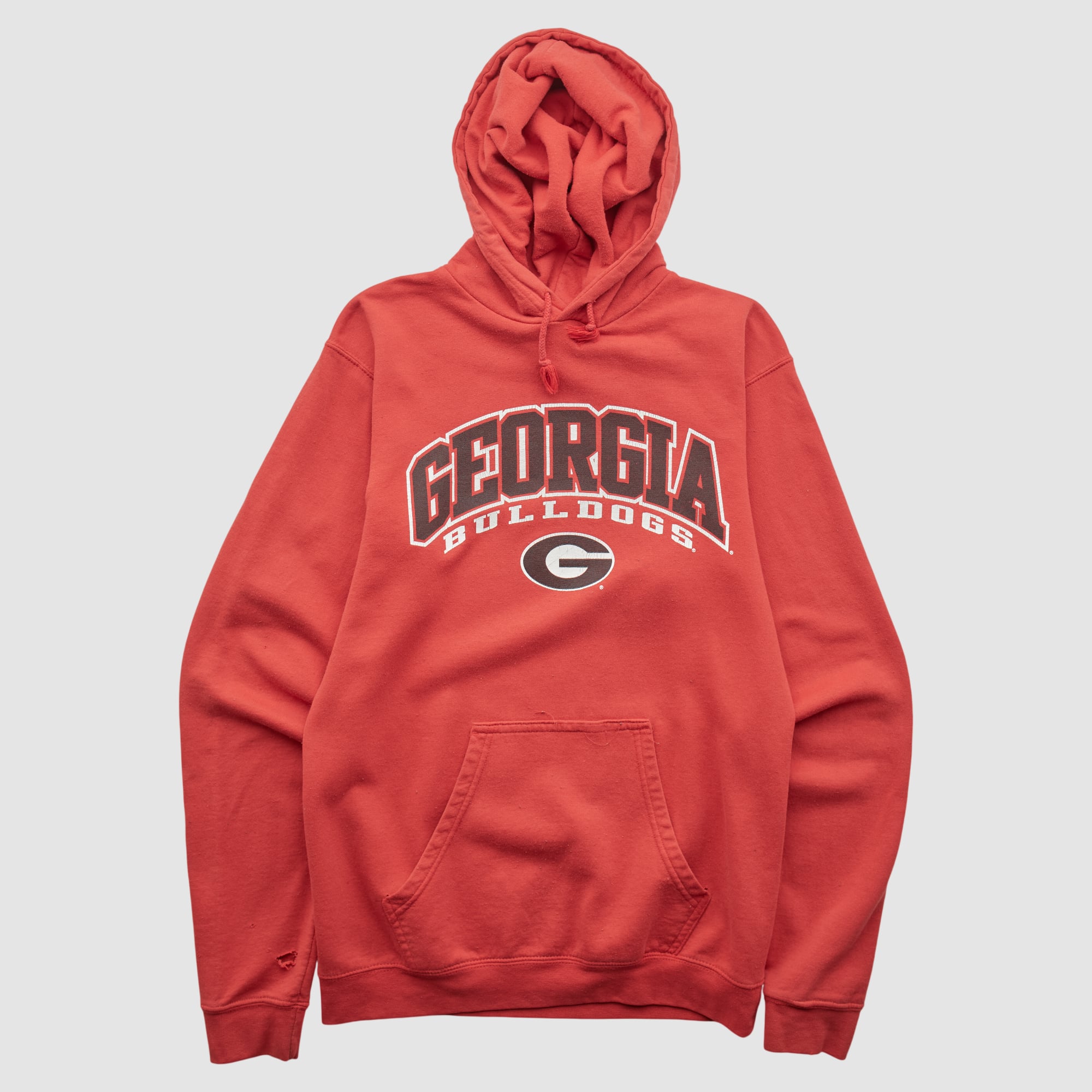 Georgia Bulldogs Pro Edge 2010s Hooded Pullover Sweatshirt - Red - XXS