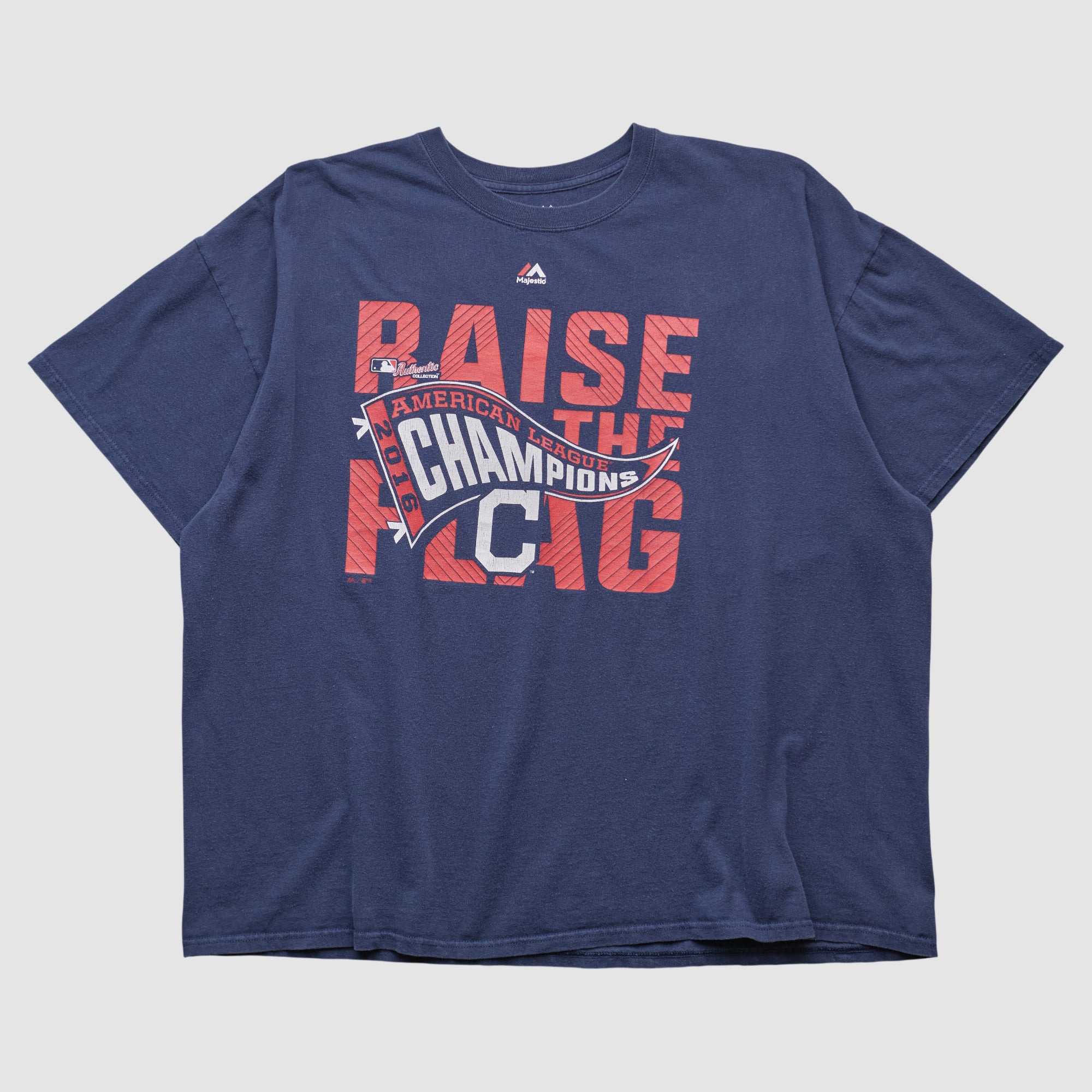 Cleveland Guardians Majestic 2016 T-shirt - Navy - 2XL