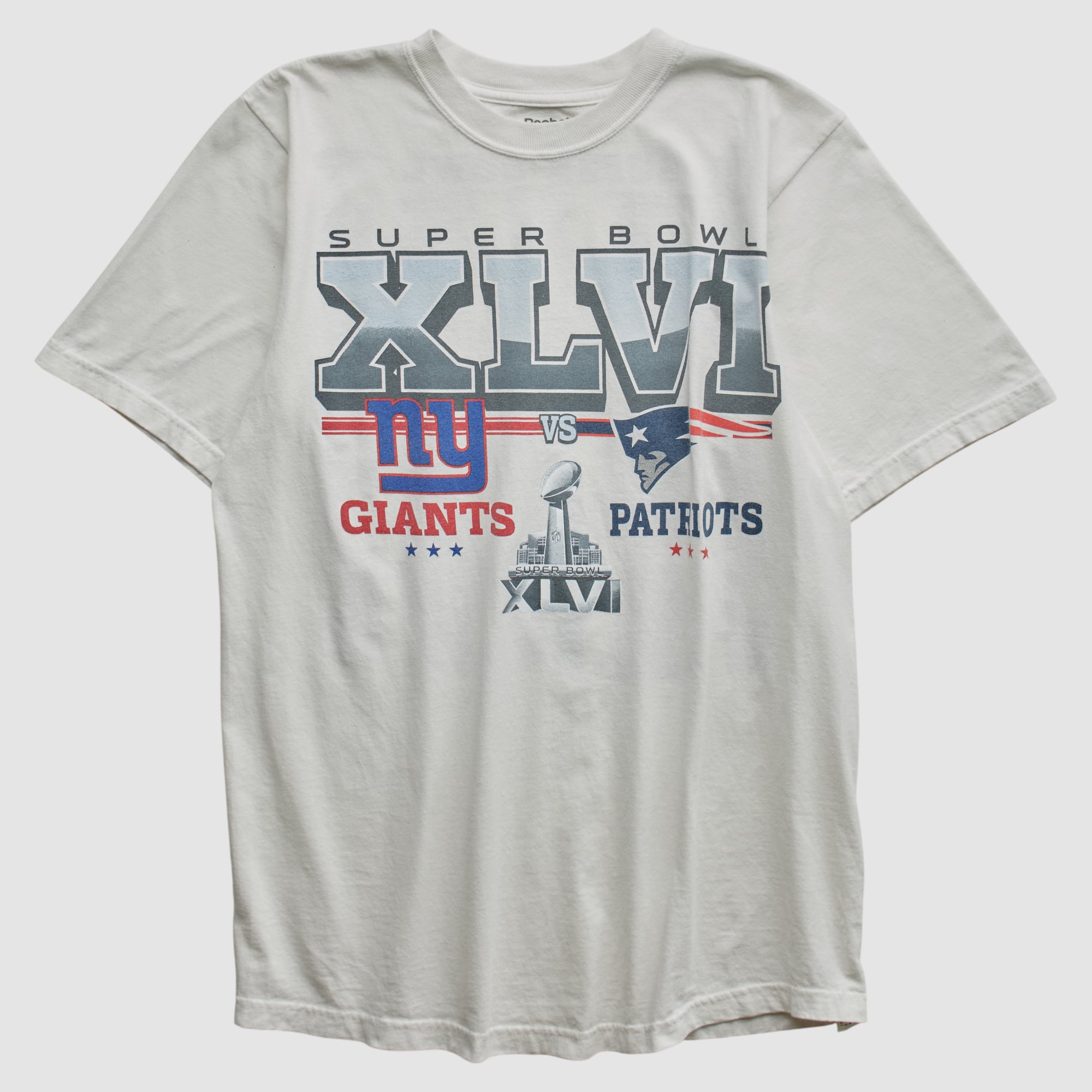 Super Bowl XLVI Reebok 2012 T-shirt - White - S