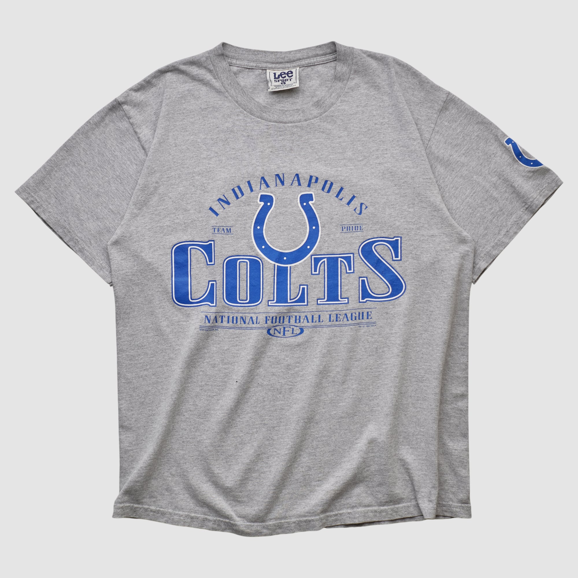 Indianapolis Colts Lee Apparel 2000s T-shirt - Heather Gray - S