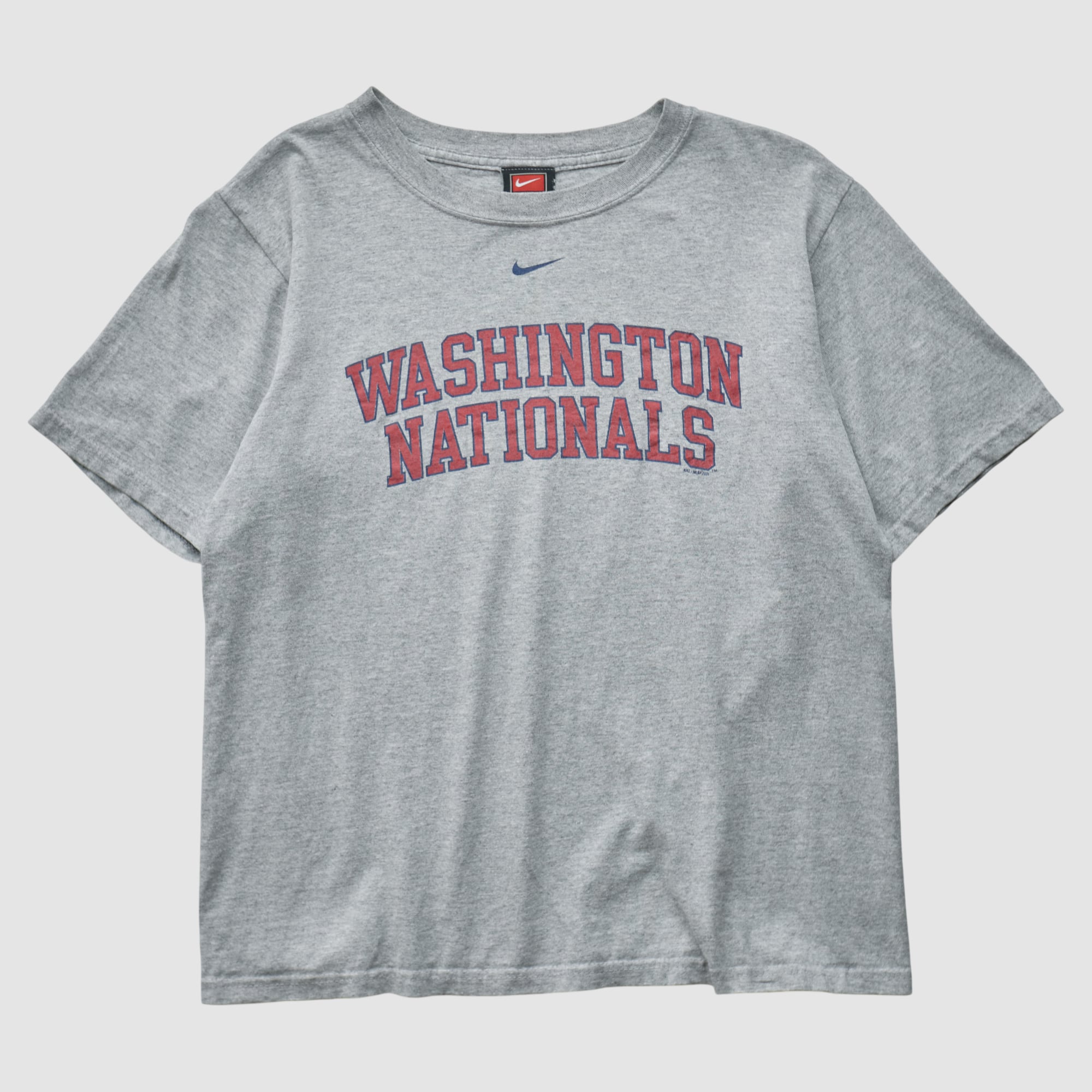 Washington Nationals Nike 2000s T-shirt - Heather Gray - S