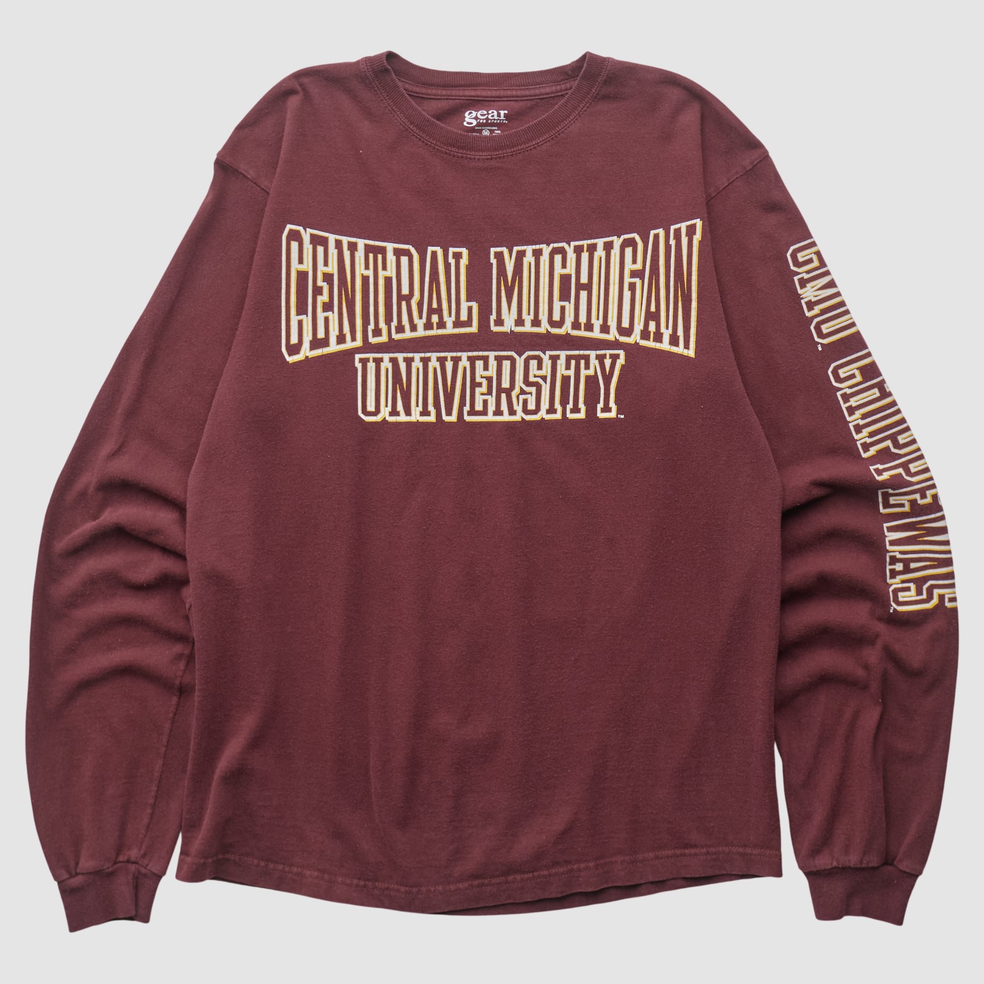 Central Michigan Chippewas Gear For Sports 2010s Long Sleeve T-shirt - Maroon - S