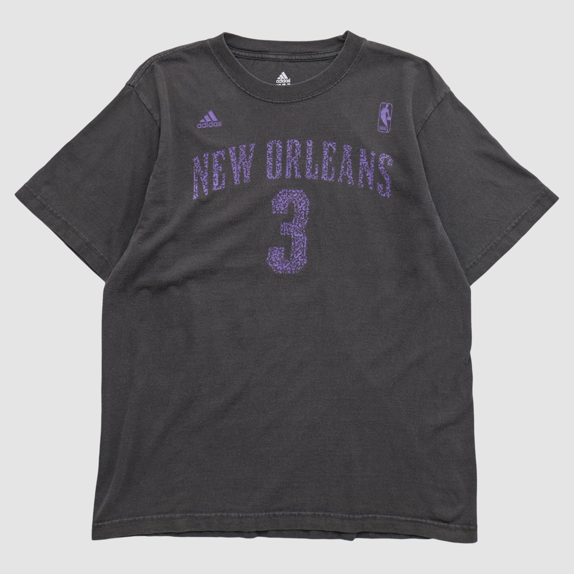 New Orleans Pelicans Adidas 2010s T-shirt - Black - S