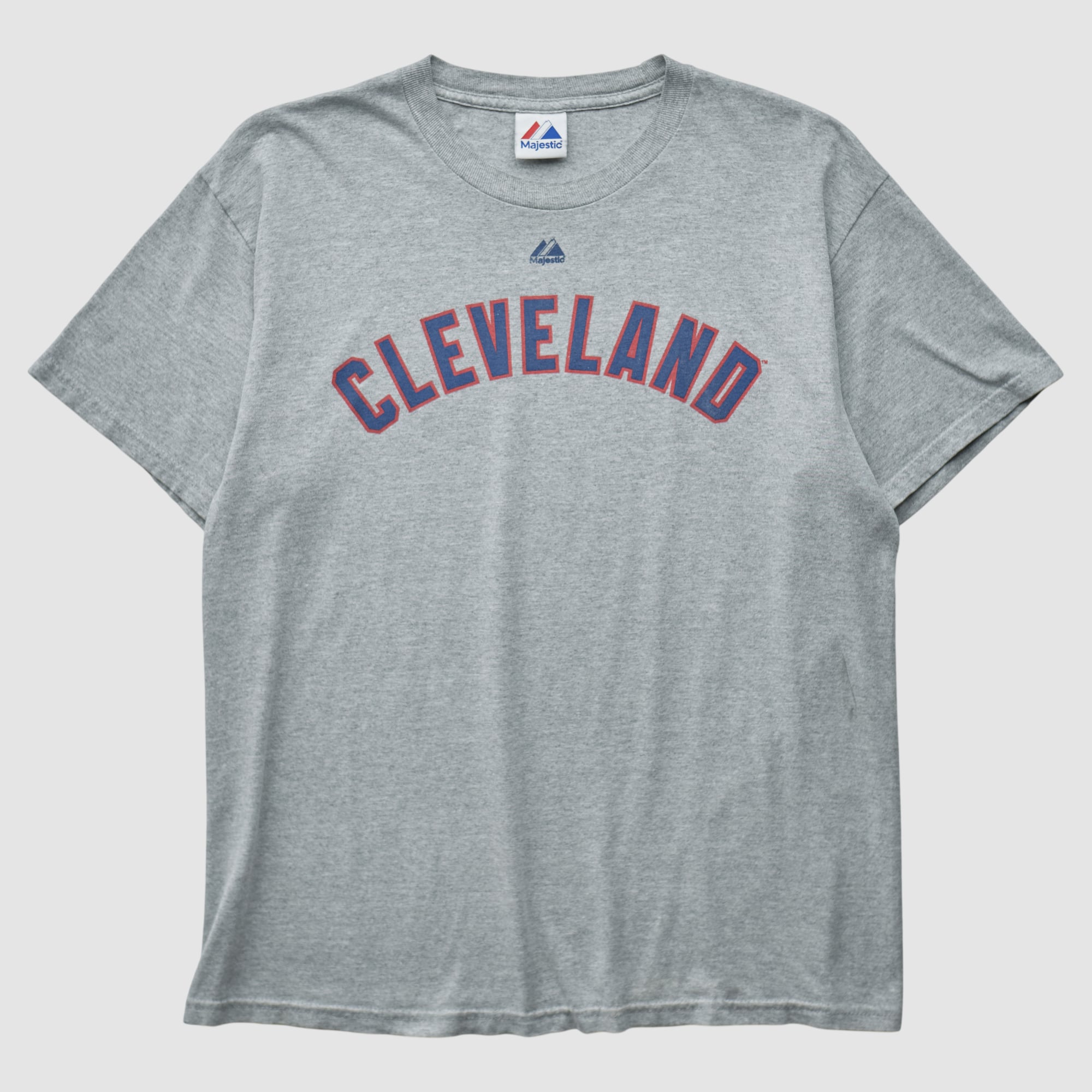 Cleveland Guardians Majestic 2010s T-shirt - Heather Gray - S