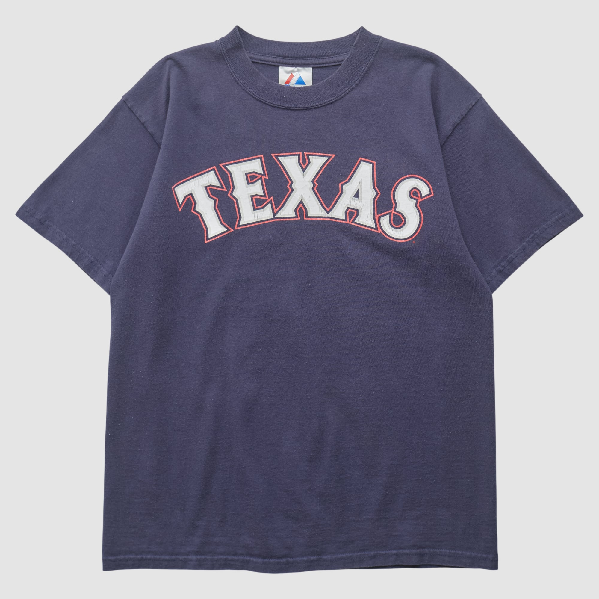 Texas Rangers Majestic 2000s T-shirt - Navy - Yth L
