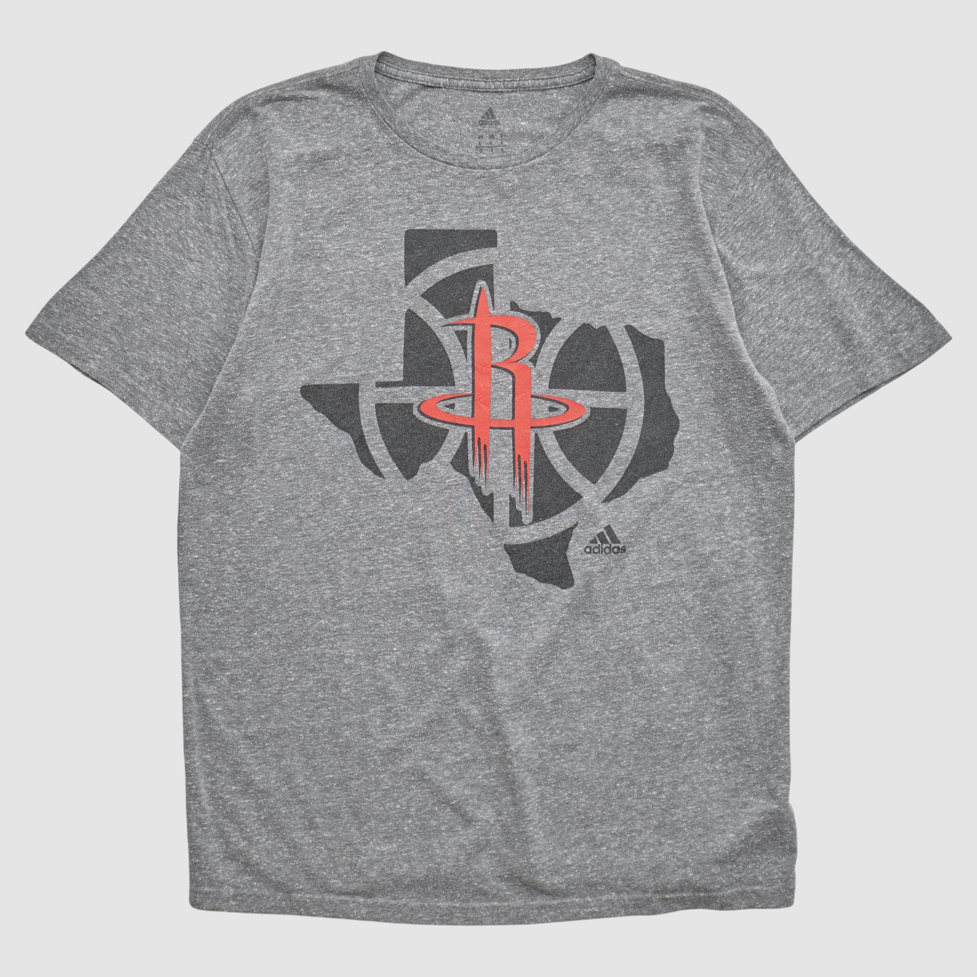 Houston Rockets Adidas 2010s T-shirt - Heather Gray - M