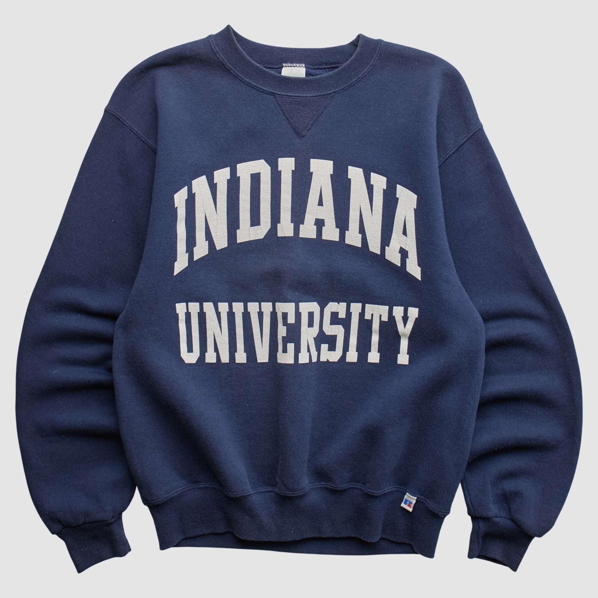 Indiana University of Pennsylvania Crimson Hawks Russell 90s Pullover Sweatshirt - Navy - XS