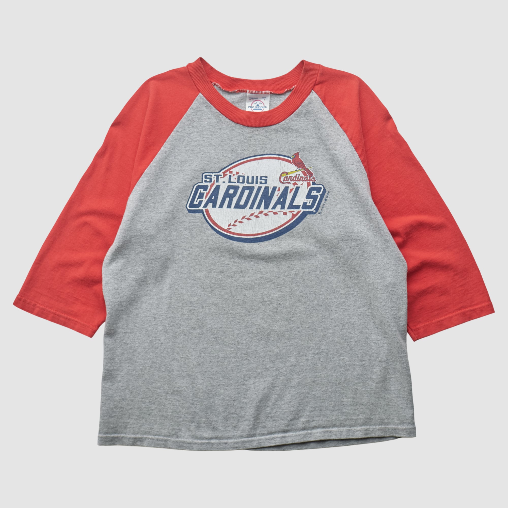 St. Louis Cardinals Delta 2000s T-shirt - Heather Gray - Yth L