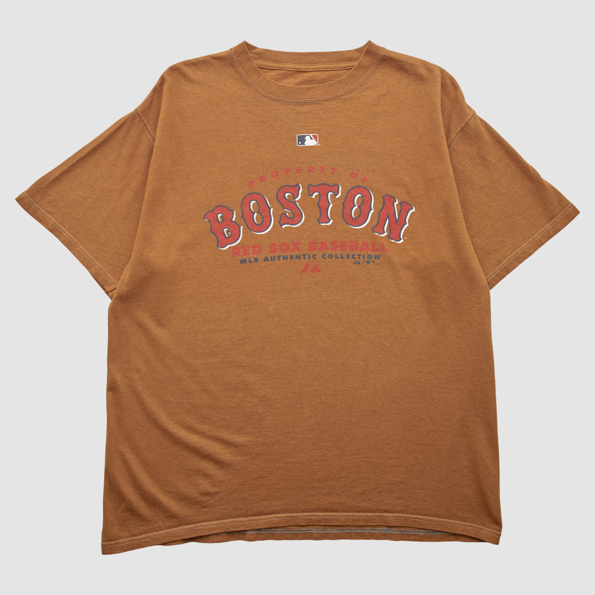 Boston Red Sox Majestic 2000s T-shirt - Clay - L