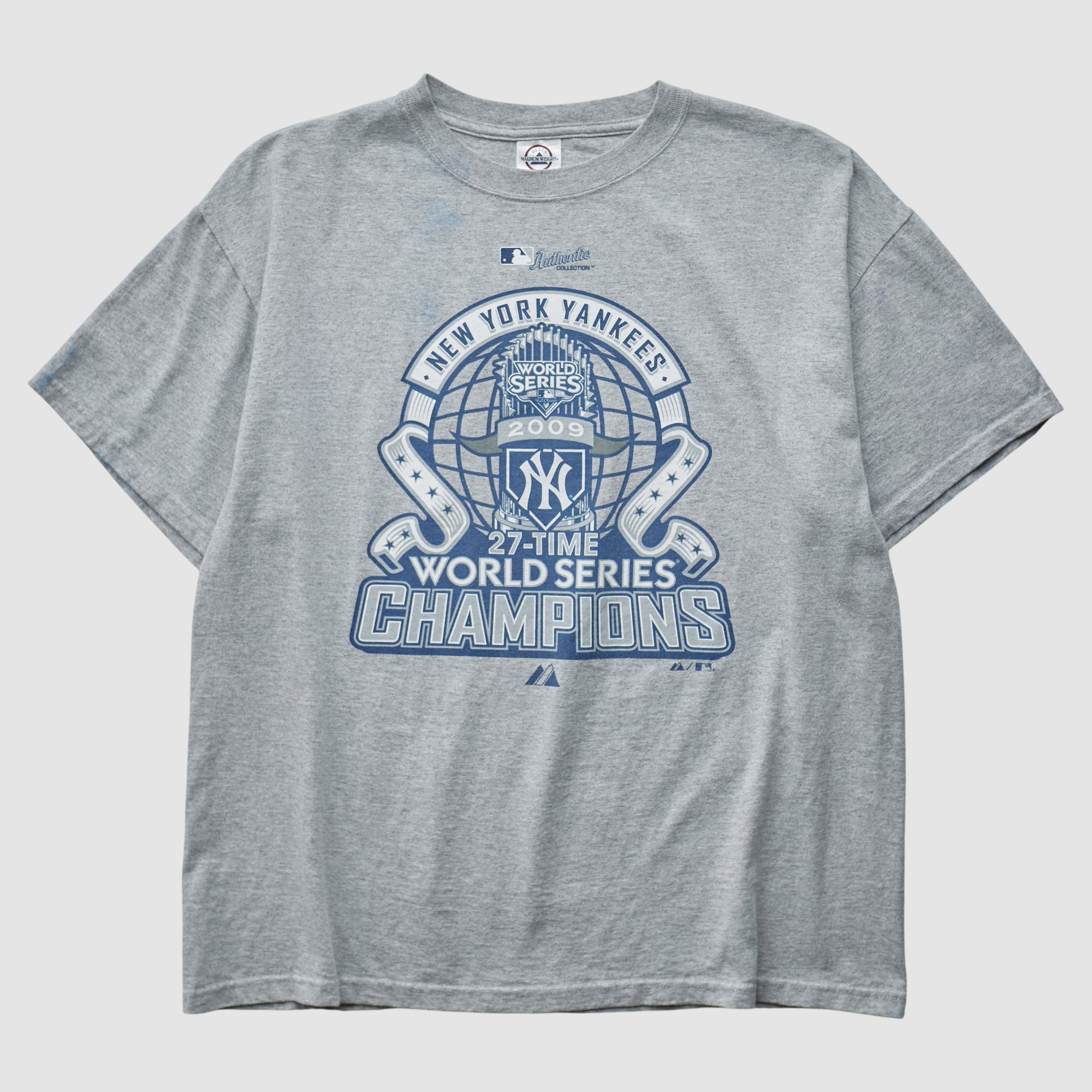 New York Yankees Delta 2009 T-shirt - Heather Gray - M
