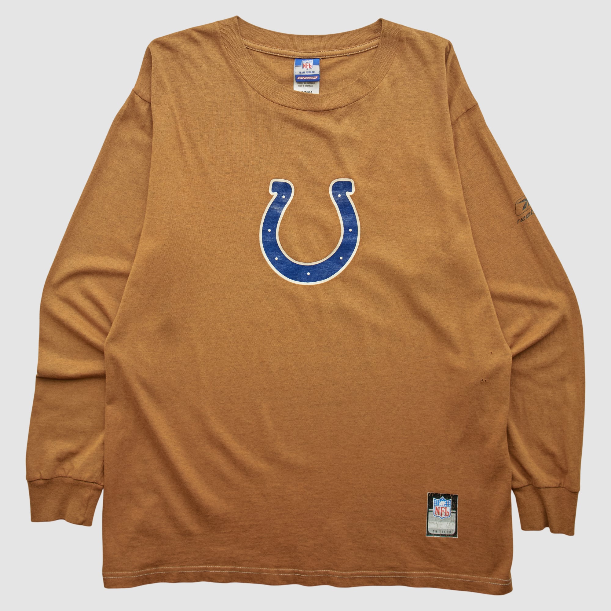 Indianapolis Colts Reebok 2000s Long Sleeve T-shirt - Clay - M
