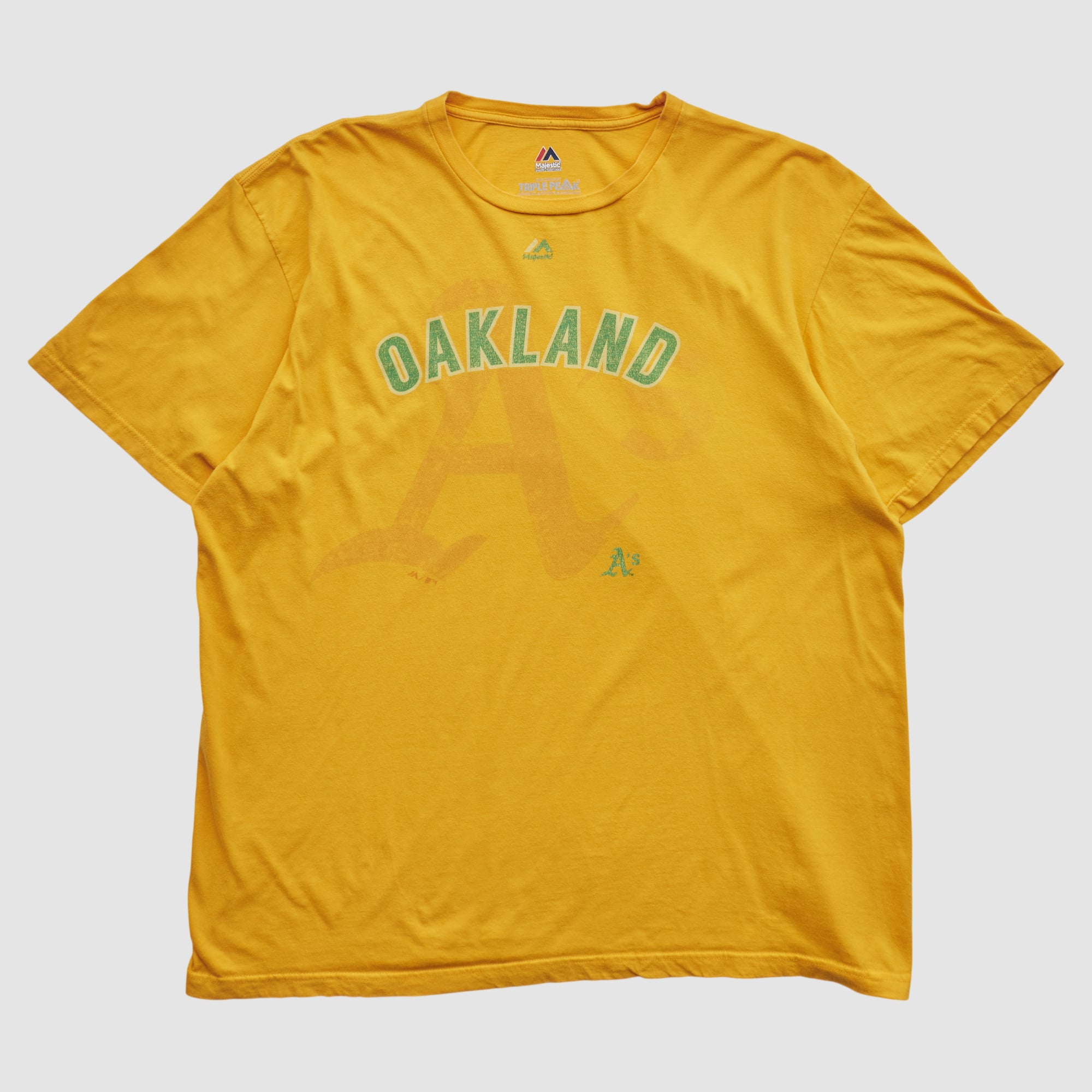 Oakland Athletics Majestic 2010s T-shirt - Yellow - XL