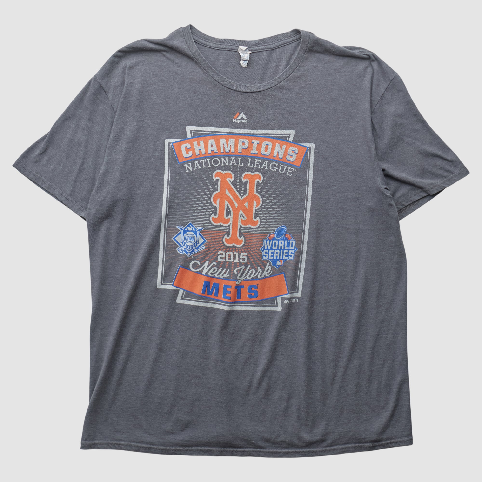 New York Mets Majestic 2015 T-shirt - Gray - M