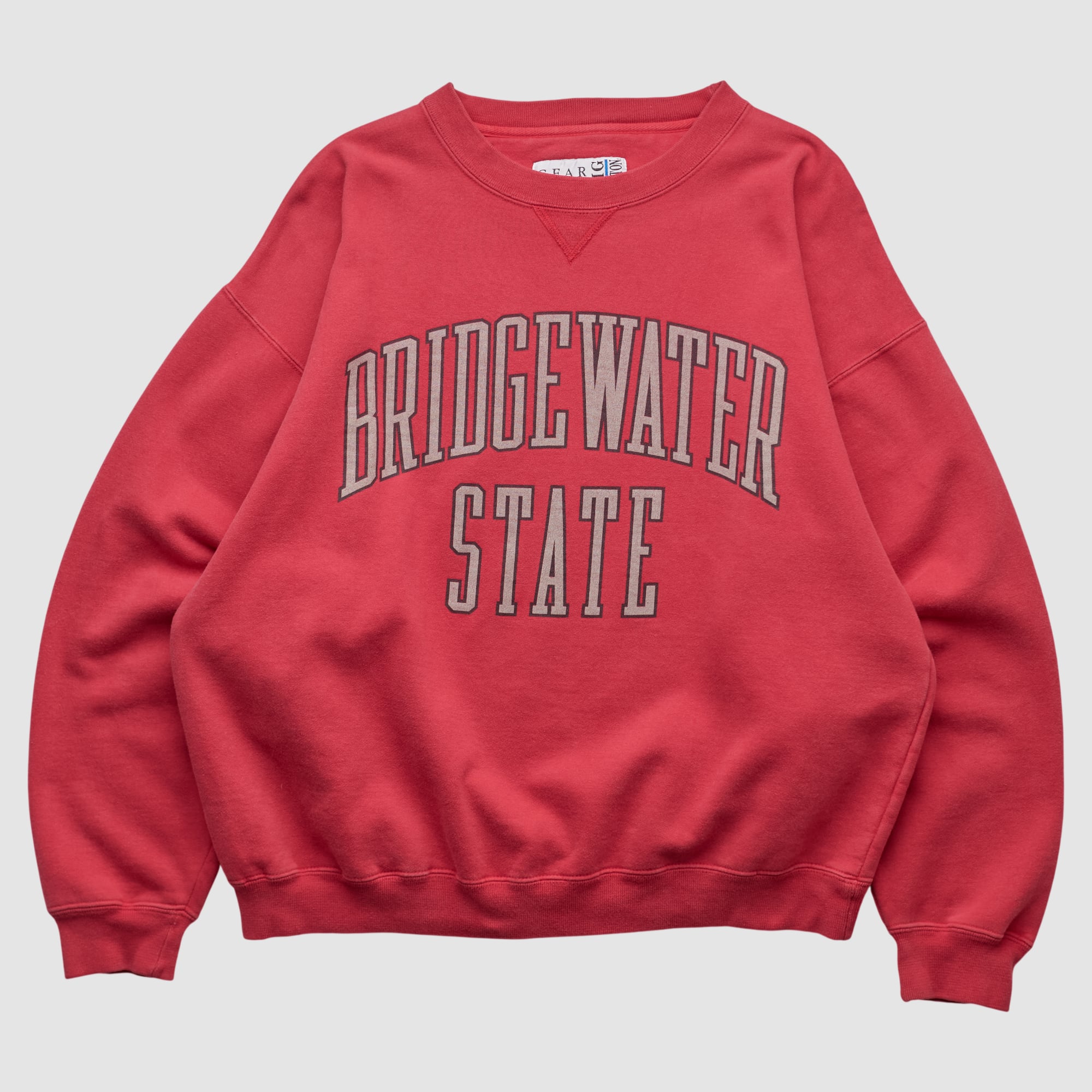Bridgewater State Bears Gear For Sports 2000s Pullover Sweatshirt - Red - XL