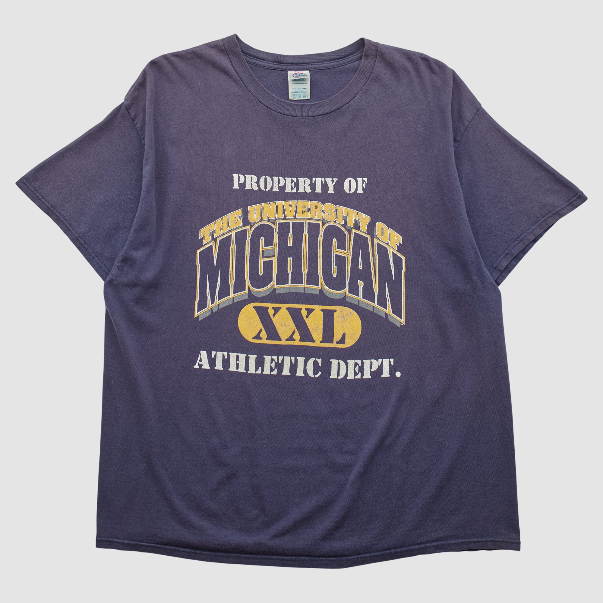Michigan Wolverines Delta 2000s T-shirt - Navy - 2XL