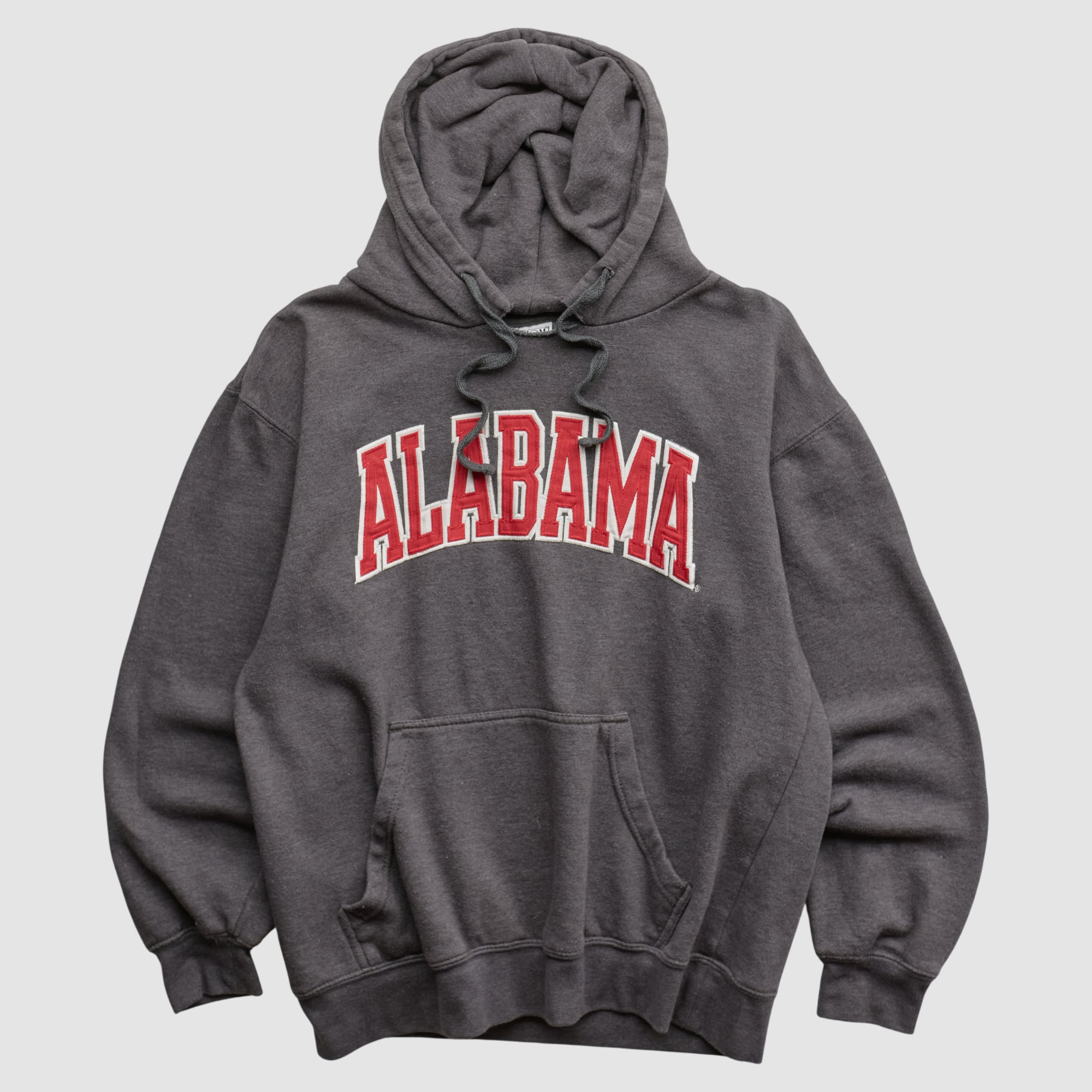 Alabama Crimson Tide Majestic 2010s Hooded Pullover Sweatshirt - Dark Heather Gray - S