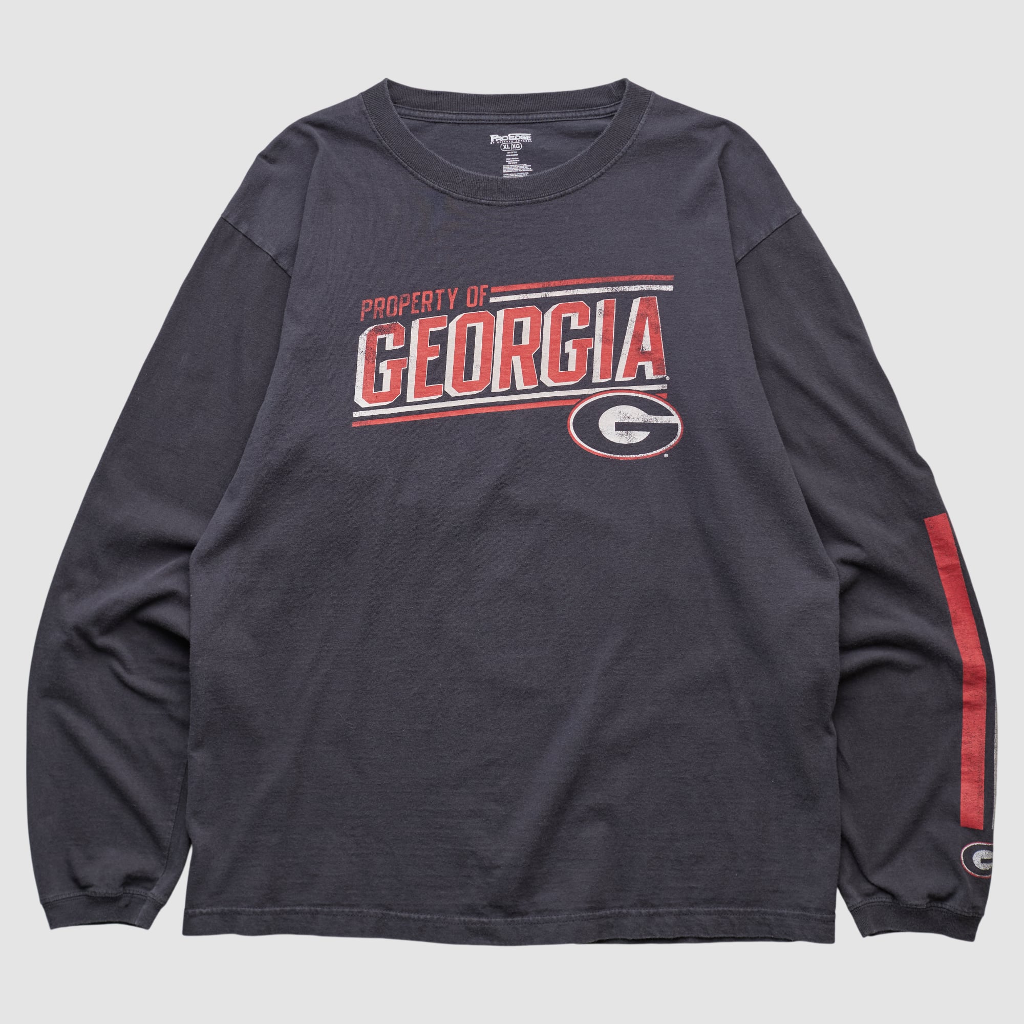 Georgia Bulldogs Pro Edge 2010s Long Sleeve T-shirt - Black - M