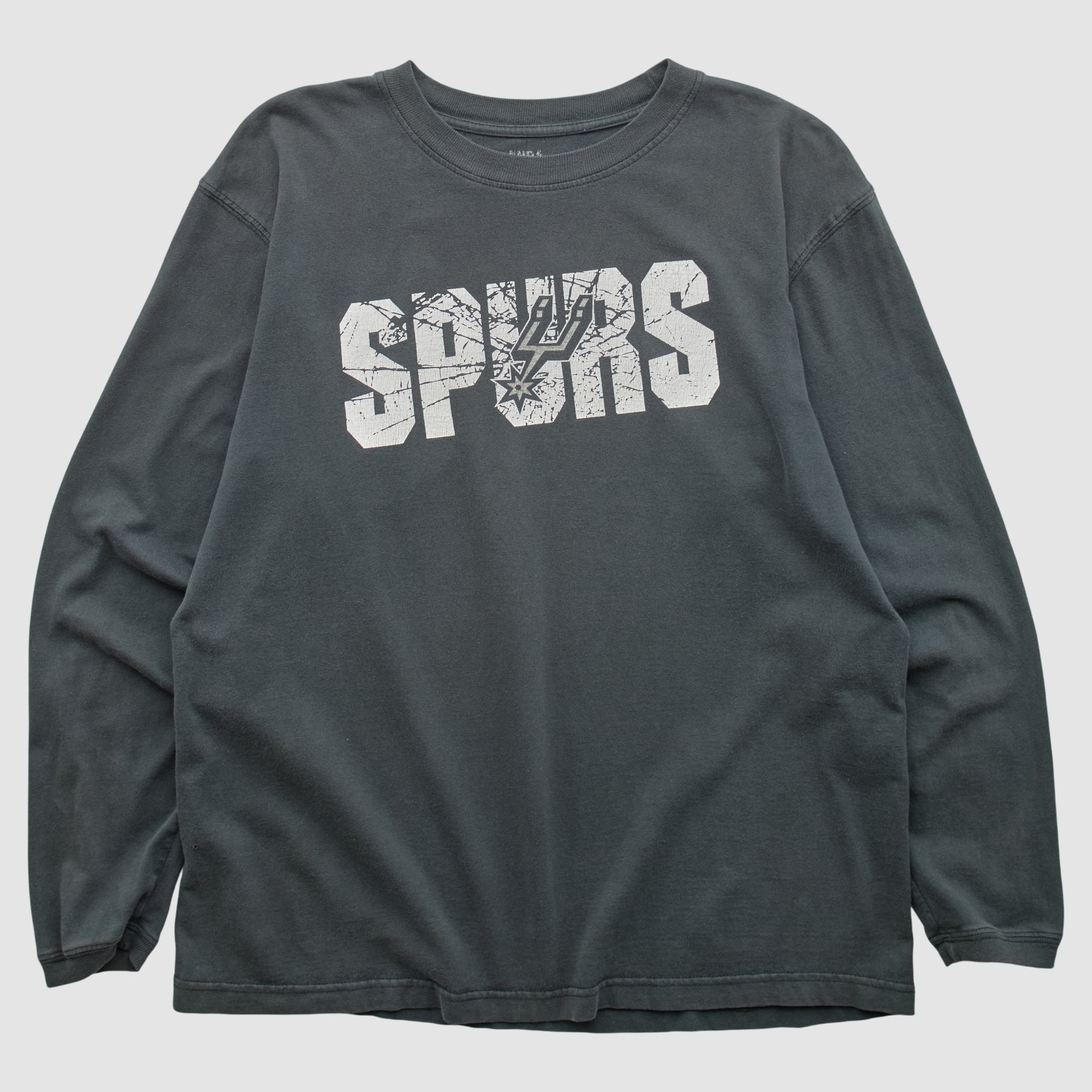 San Antonio Spurs 2010s Long Sleeve T-shirt - Black - L