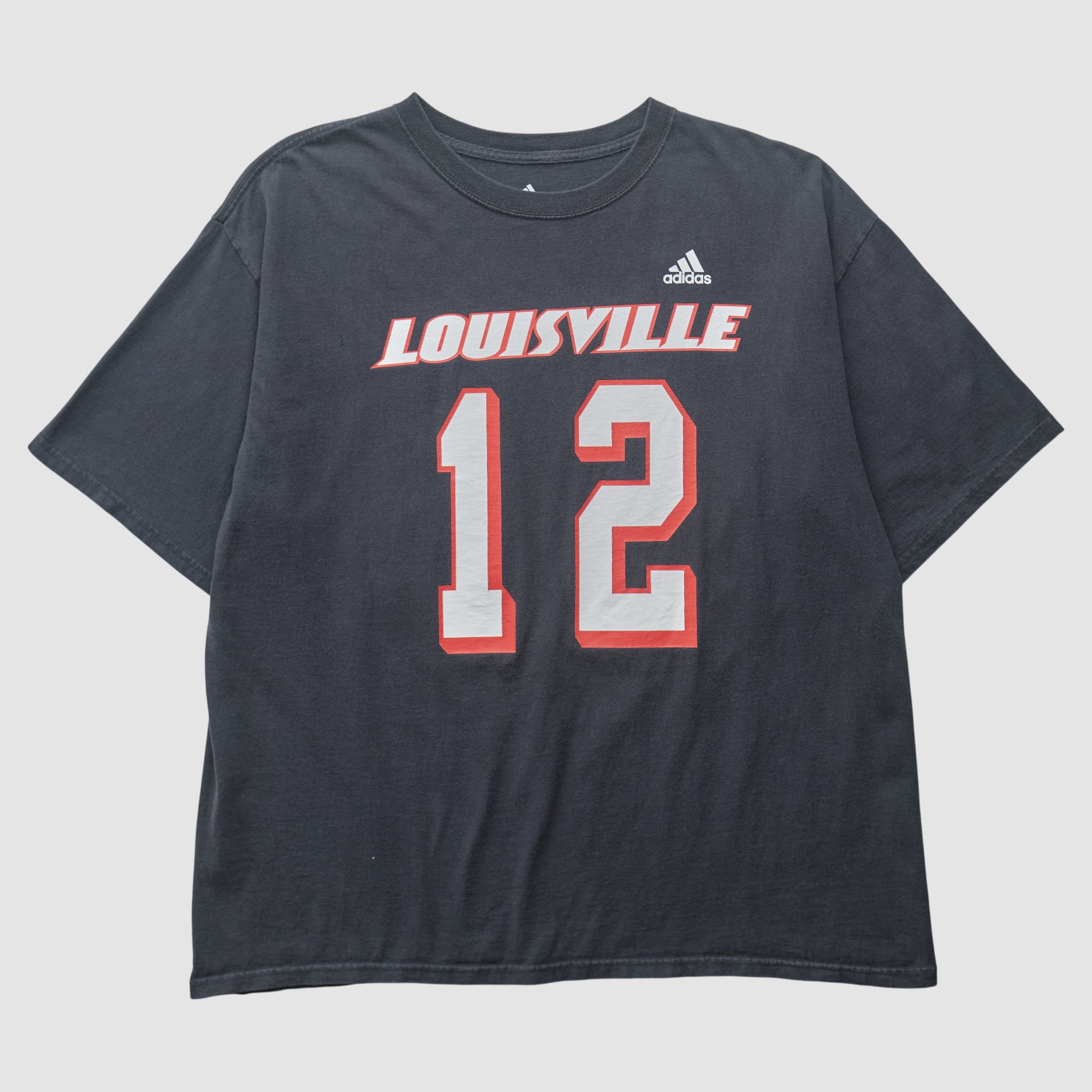 Louisville Cardinals Adidas 2010s T-shirt - Black - L