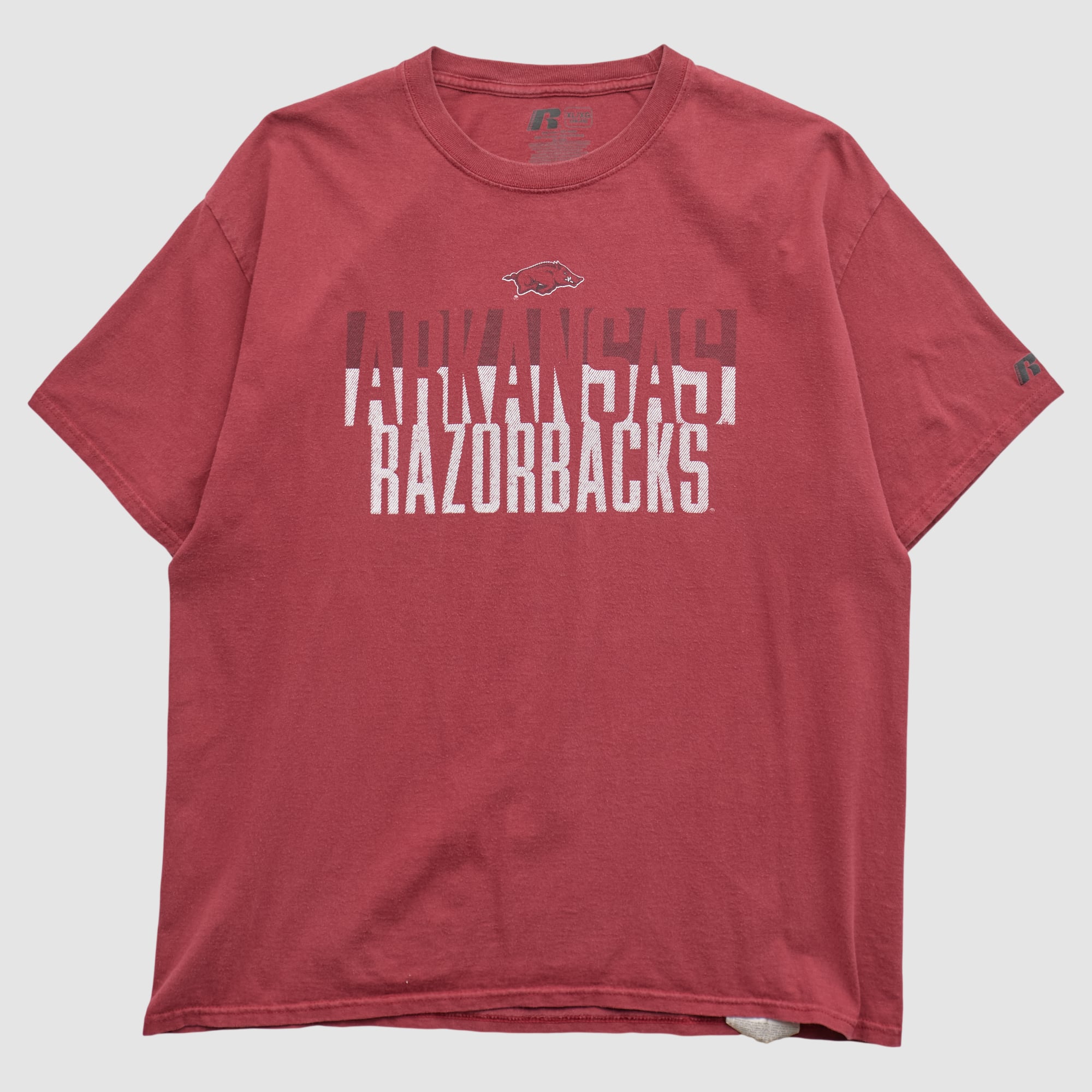 Arkansas Razorbacks Russell 2010s T-shirt - Red - L