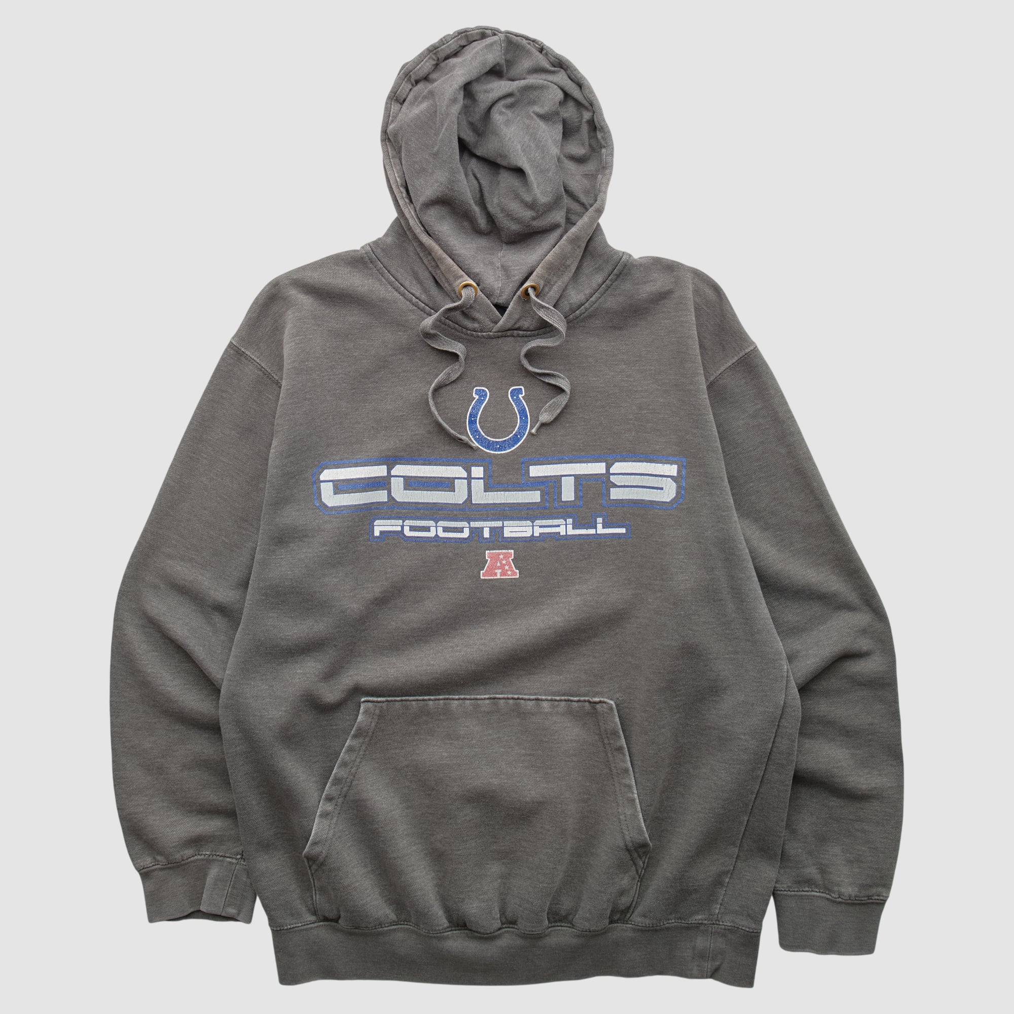 Indianapolis Colts NFL 2010s Hooded Pullover Sweatshirt - Charcoal - S