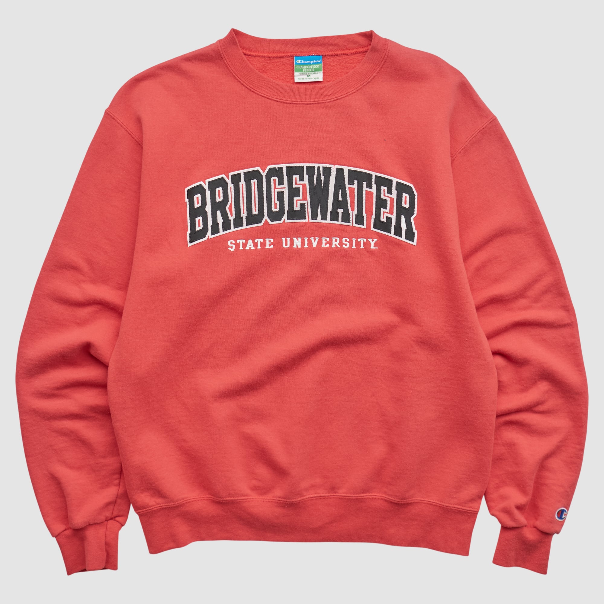 Bridgewater State Bears Champion 2010s Pullover Sweatshirt - Red - M