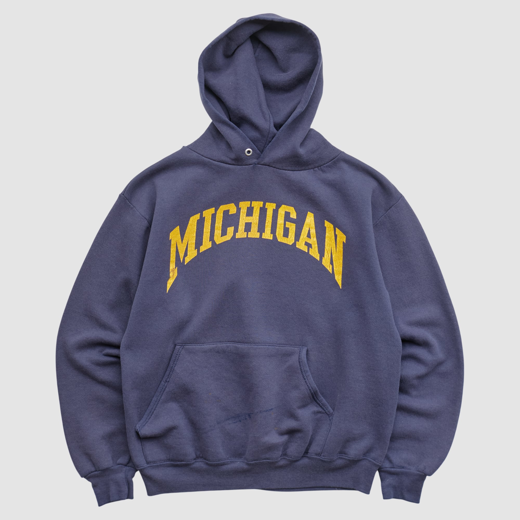 Michigan Wolverines Artex 90s Hooded Pullover Sweatshirt - Navy - XS