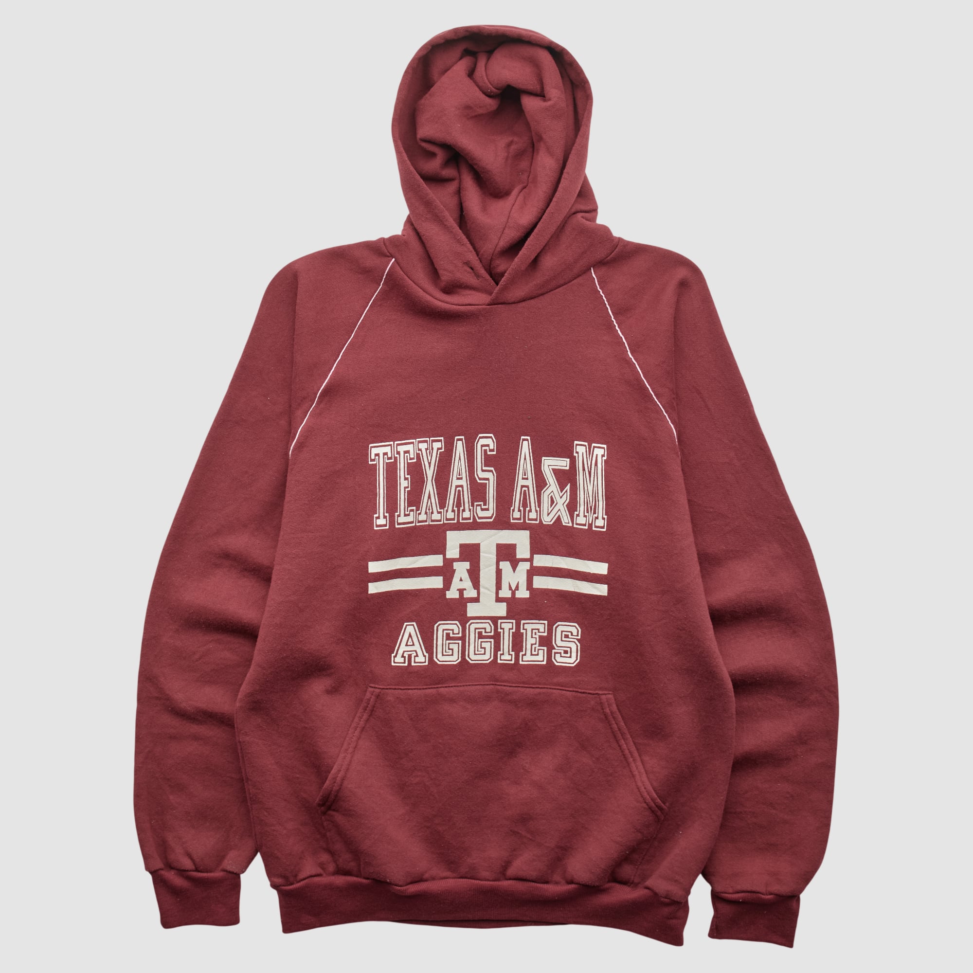 Texas A&M Aggies Russell 80s Hooded Pullover Sweatshirt - Maroon - XS