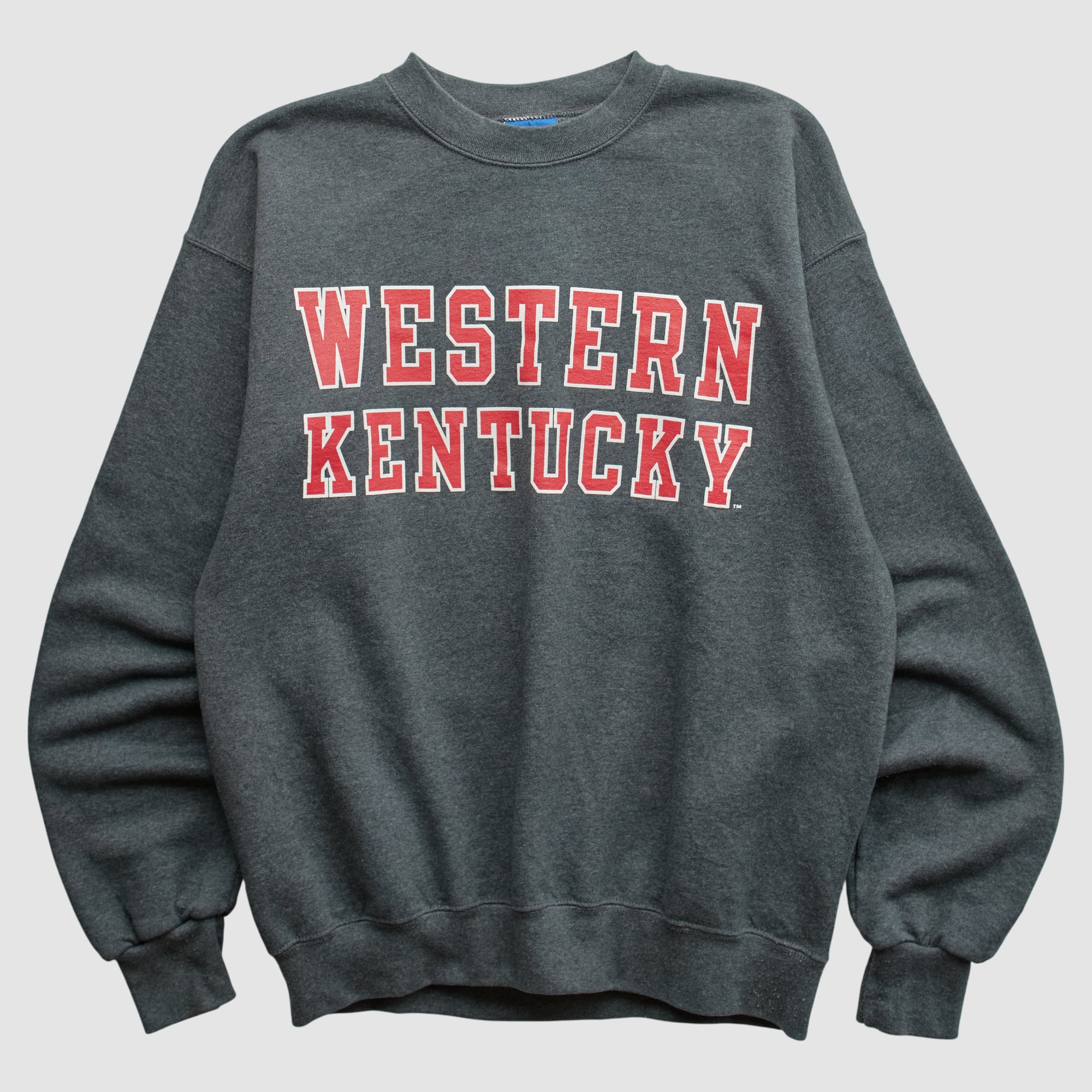 Western Kentucky Hilltoppers Champion 2000s Pullover Sweatshirt - Dark Heather Gray - S