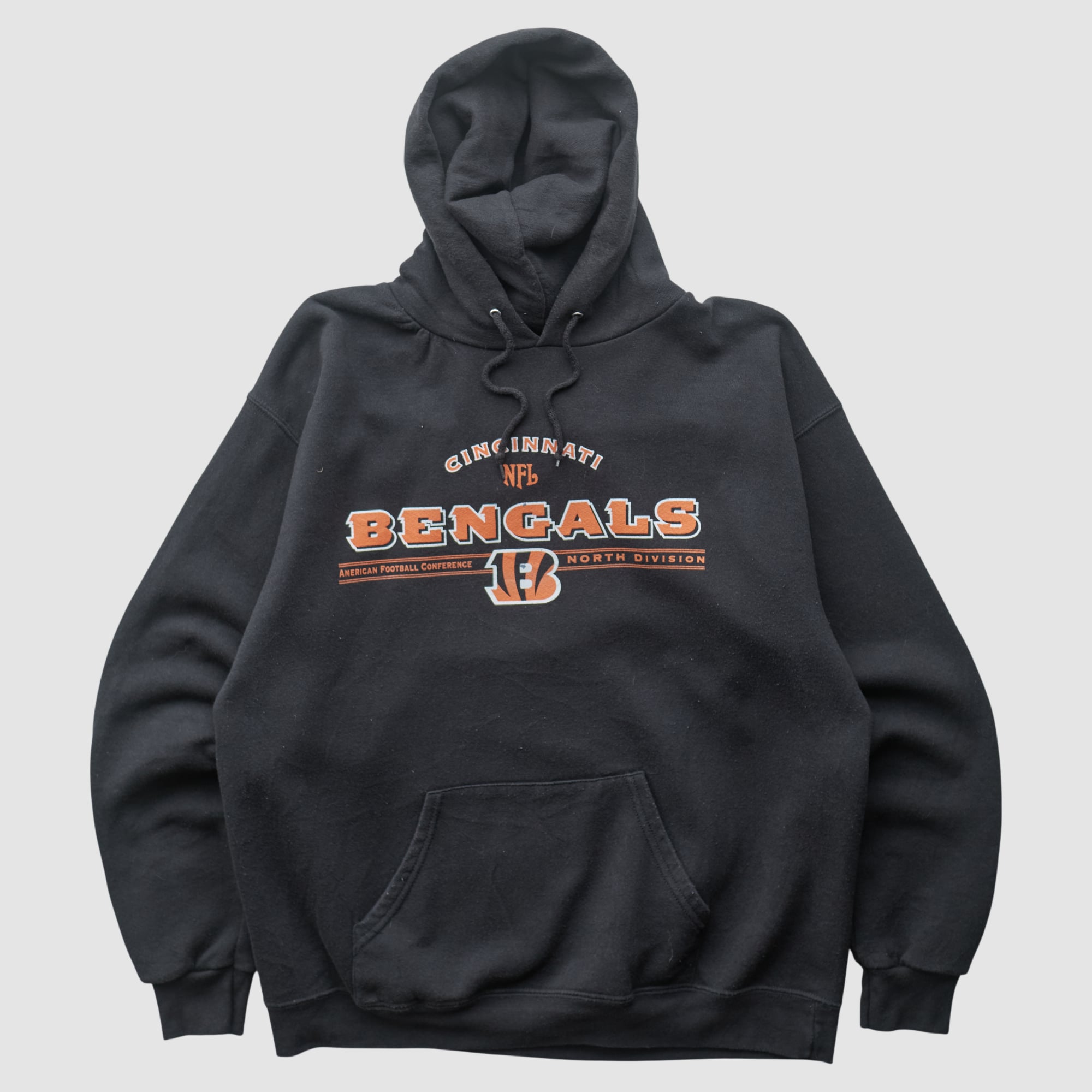 Cincinnati Bengals CSA 2000s Hooded Pullover Sweatshirt - Black - S