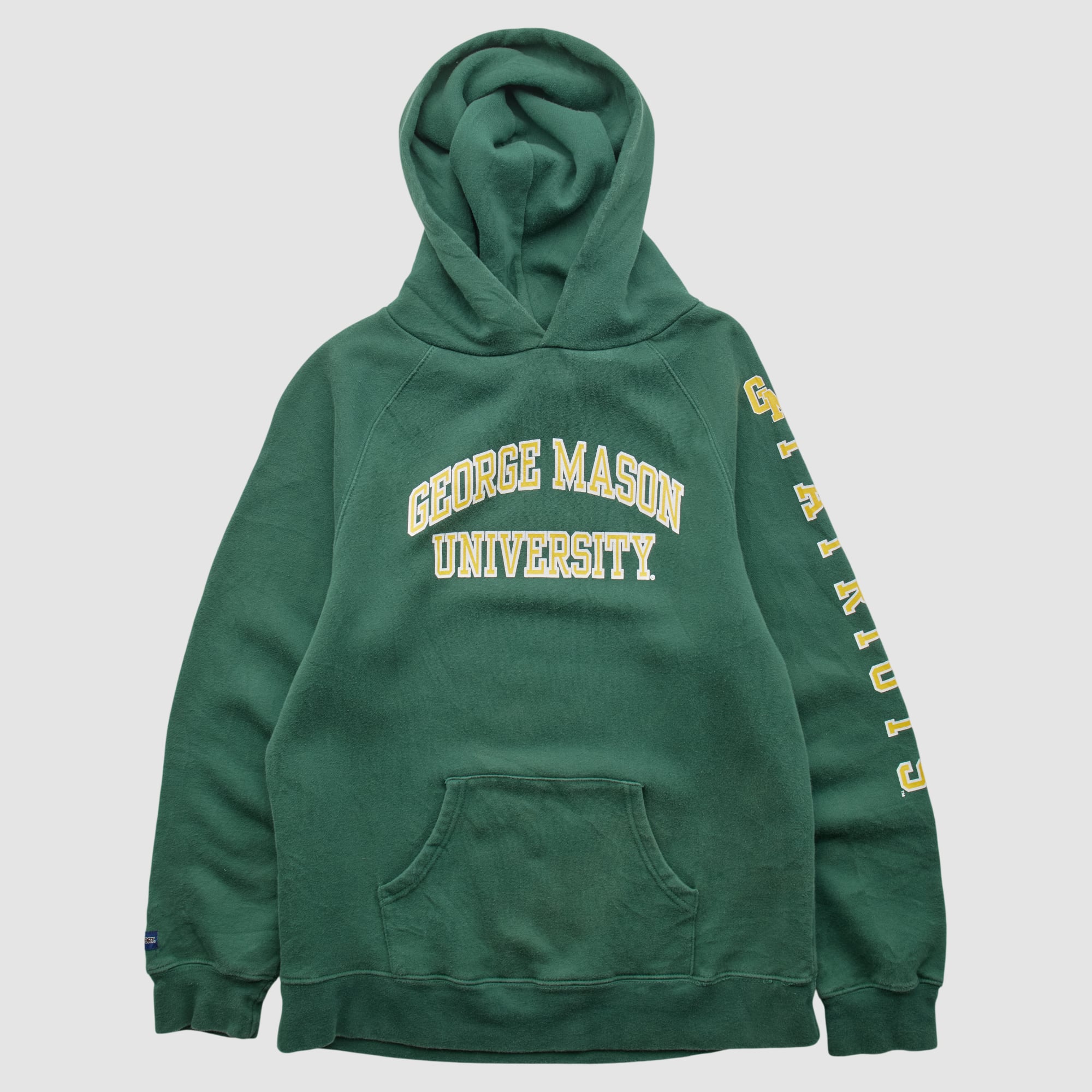 George Mason Patriots Jansport 2000s Hooded Pullover Sweatshirt - Green - XS