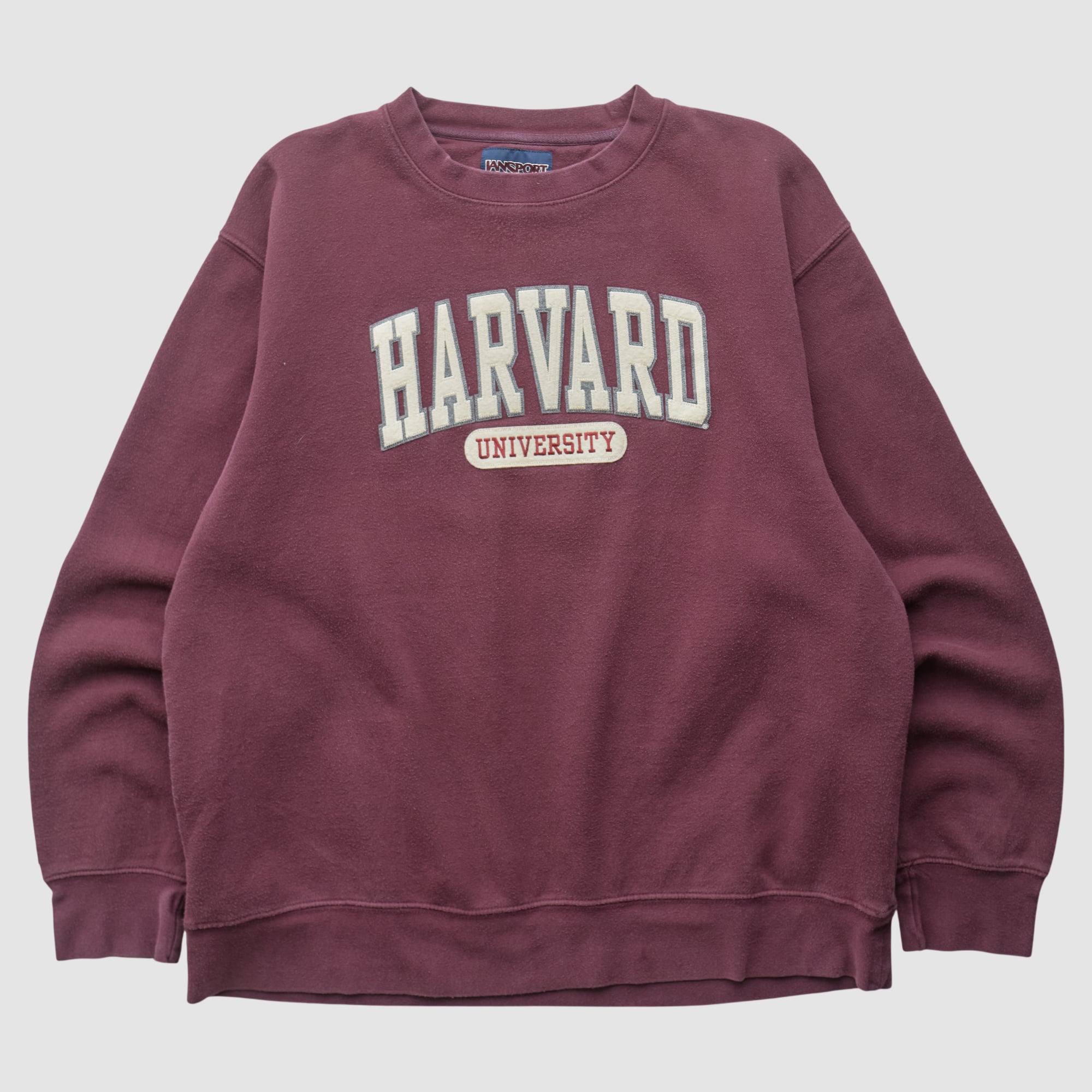Harvard Crimson Jansport 2000s Pullover Sweatshirt - Maroon - L