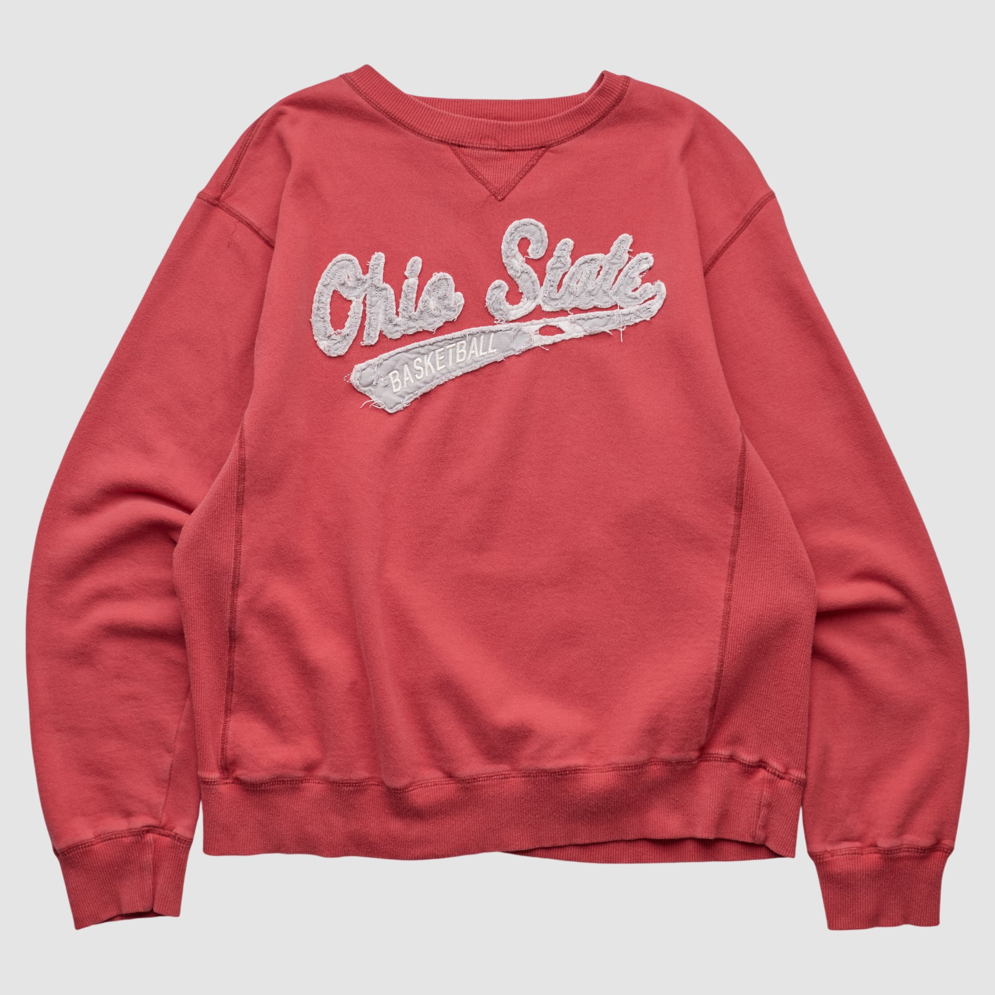Ohio State Buckeyes Blue 84 2010s Pullover Sweatshirt - Red - L
