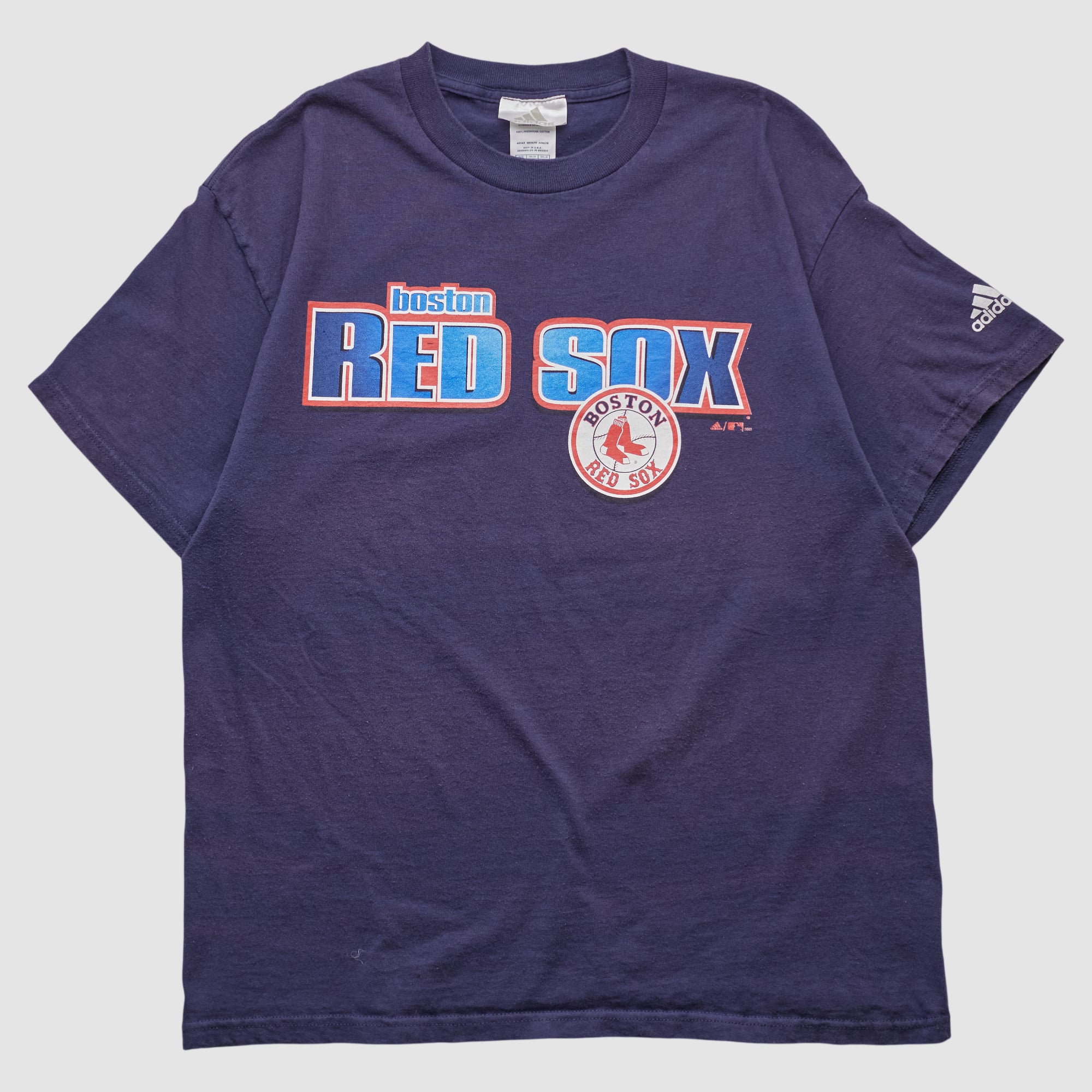 Boston Red Sox Adidas 2000s T-shirt - Navy - S