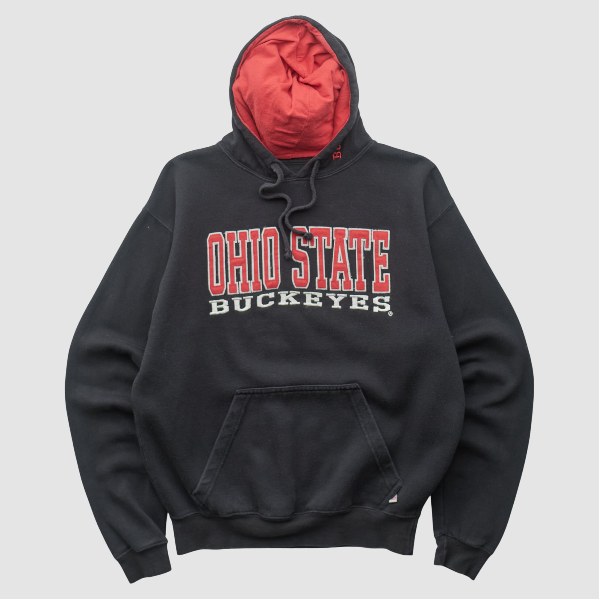 Scarlet & Gray 2010s Hooded Pullover Sweatshirt - Black - M