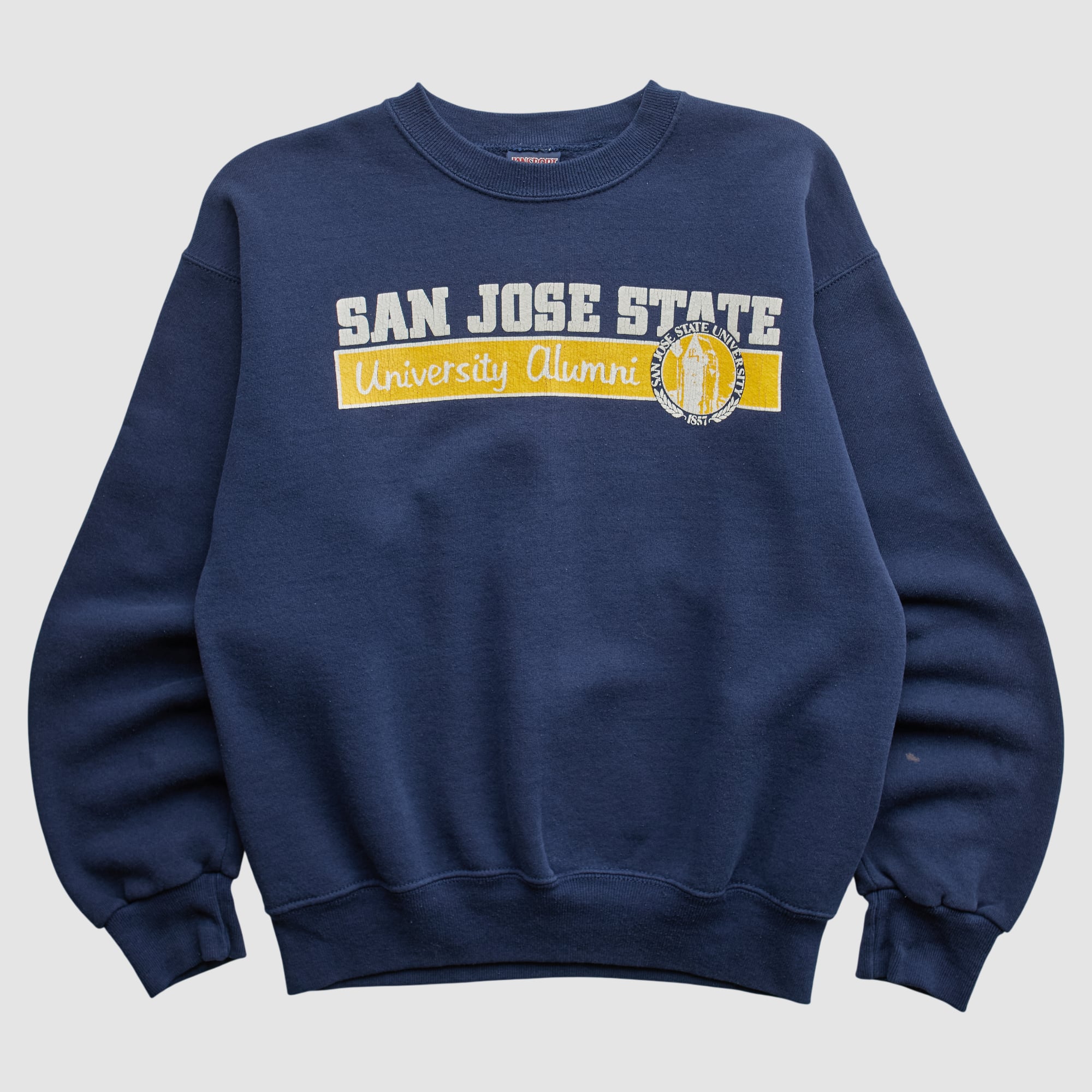 San Jose State Spartans Jansport 90s Pullover Sweatshirt - Navy - S
